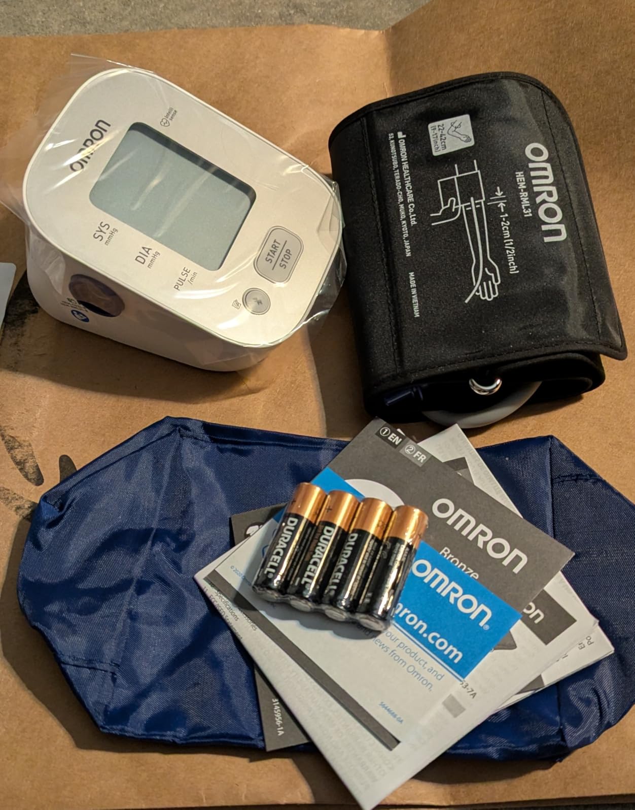 OMRON Bronze Blood Pressure Monitor for Home Use & Upper Arm Blood Pressure Cuff - #1 Doctor & Pharmacist Recommended Brand - Clinically Validated - Connect App customer photo 1