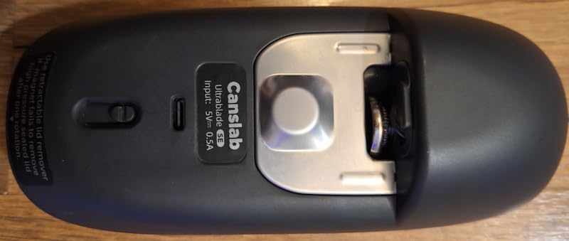 Canslab Ultrablde SE - USB Rechargeable Electric Can Opener for Kitchen for Seniors with Arthritis- Cordless Battery Powered Automatic, Side Cut, Smooth Edge, Handsfree, for Small or Large Cans, Grey Customer Review Canslab Ultrablde SE - USB Rechargeable Electric Can Opener for Kitchen for Seniors with Arthritis- Cordless Battery Powered Automatic, Side Cut, Smooth Edge, Handsfree, for Small or Large Cans, Grey - Customer Photo 2