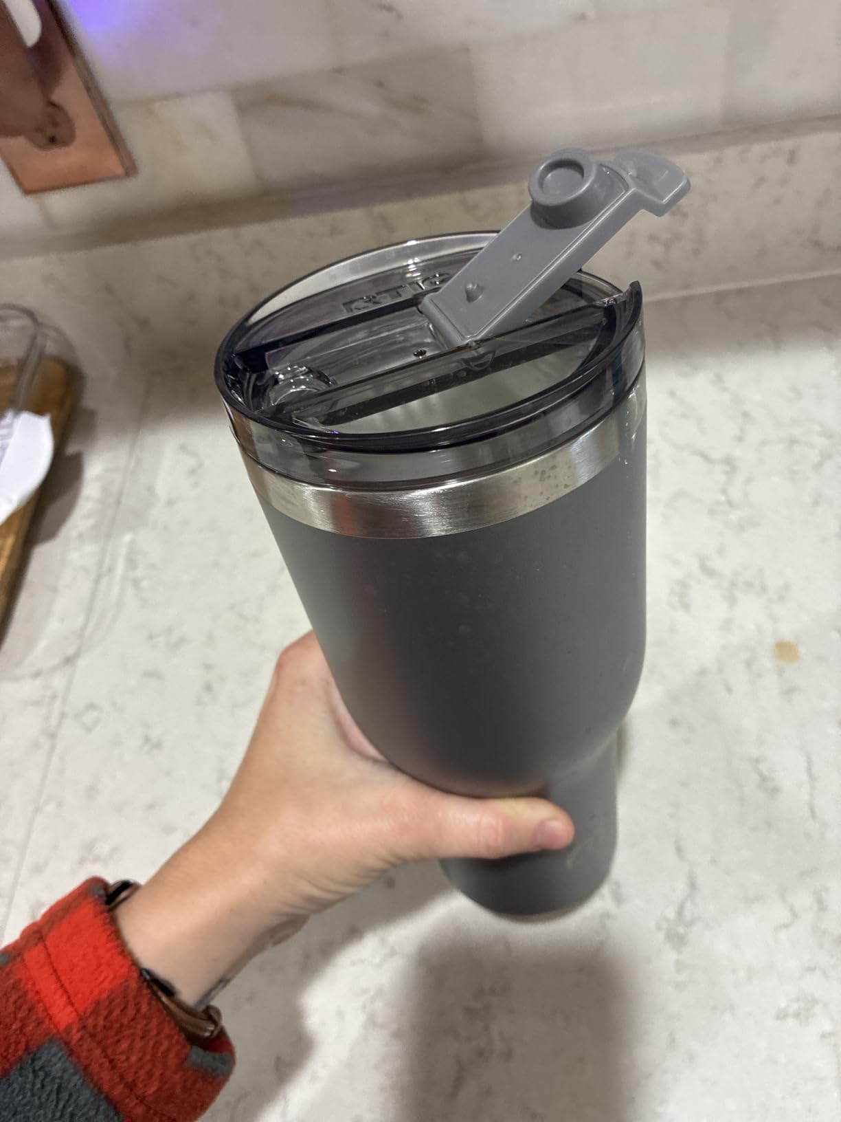 RTIC 30oz Essential Tumbler with Lid, Ceramic Lined, Insulated, Stainless Steel, Double Wall Vacuum-Insulation - Customer Photo 2