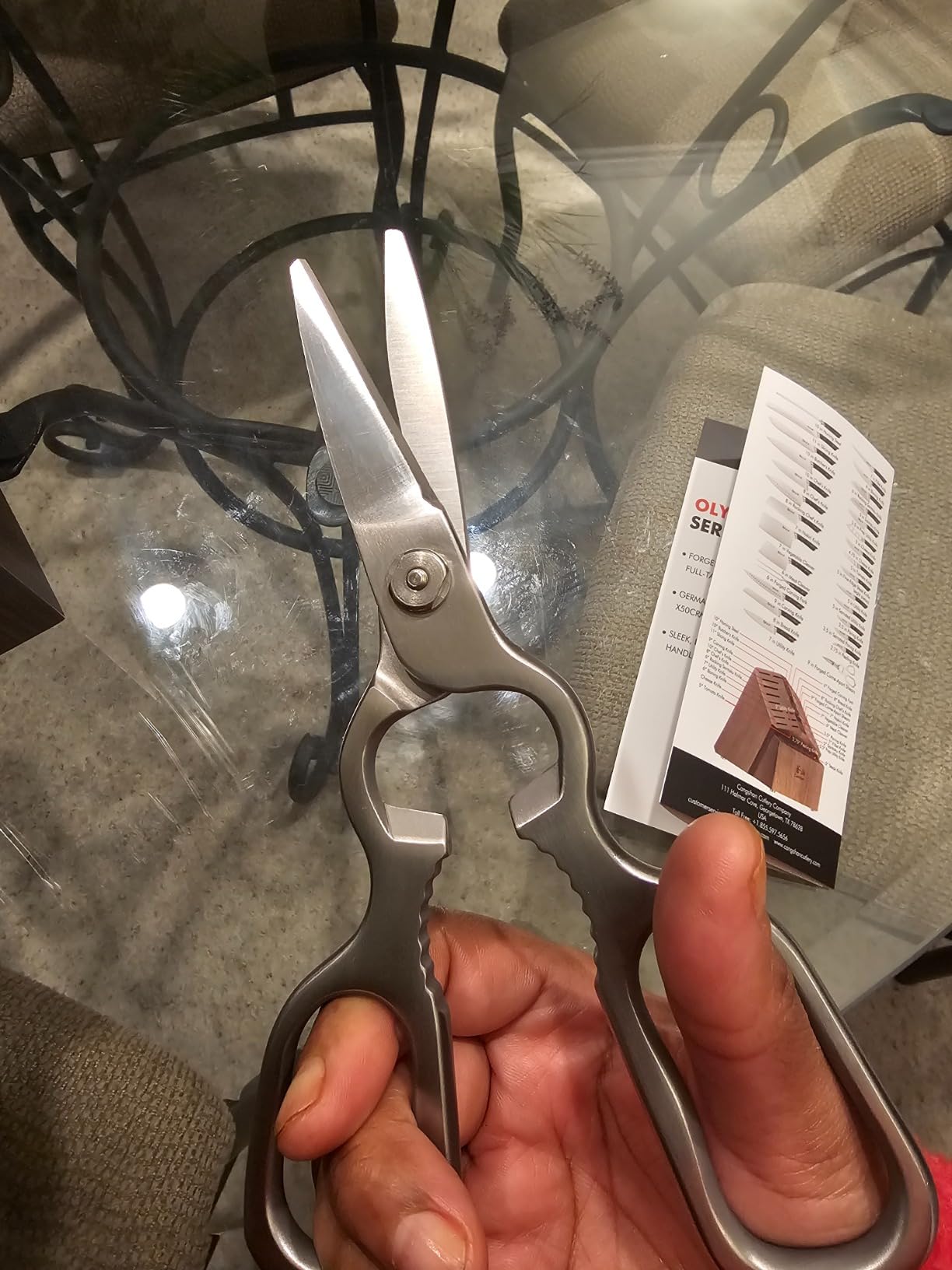 Cangshan OLYMPUS Series 36-Piece Block Set, Forged German Steel - Customer Photo 5