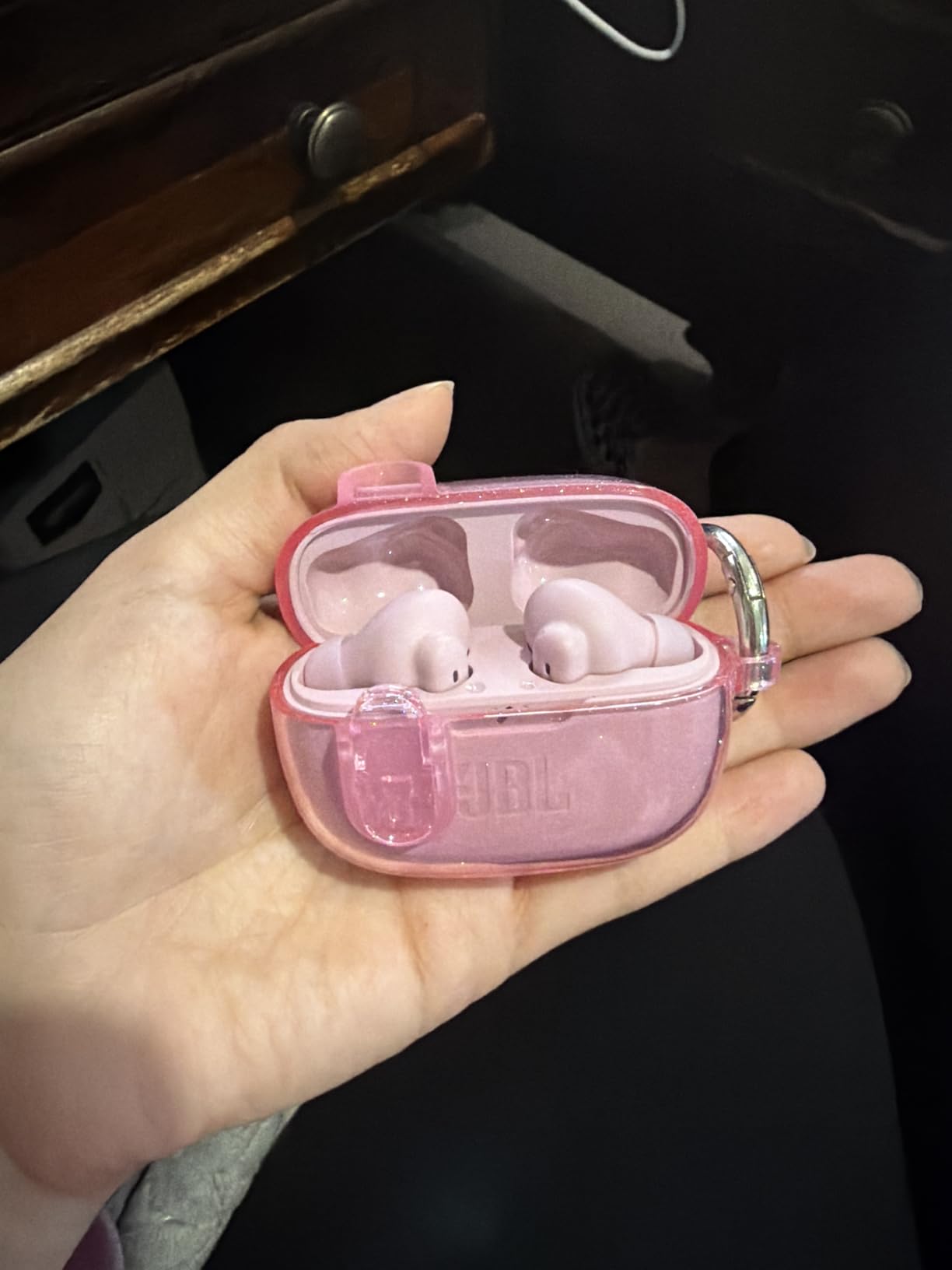 JBL Vibe Beam 2 - True Wireless Noise Cancelling Earbuds with JBL Pure Bass Sound & Smart Ambient technology, 4mics for crisp, clear calls, up to 40Hrs of Playback, IP54 Dust & Water resistant (Black) customer photo 1