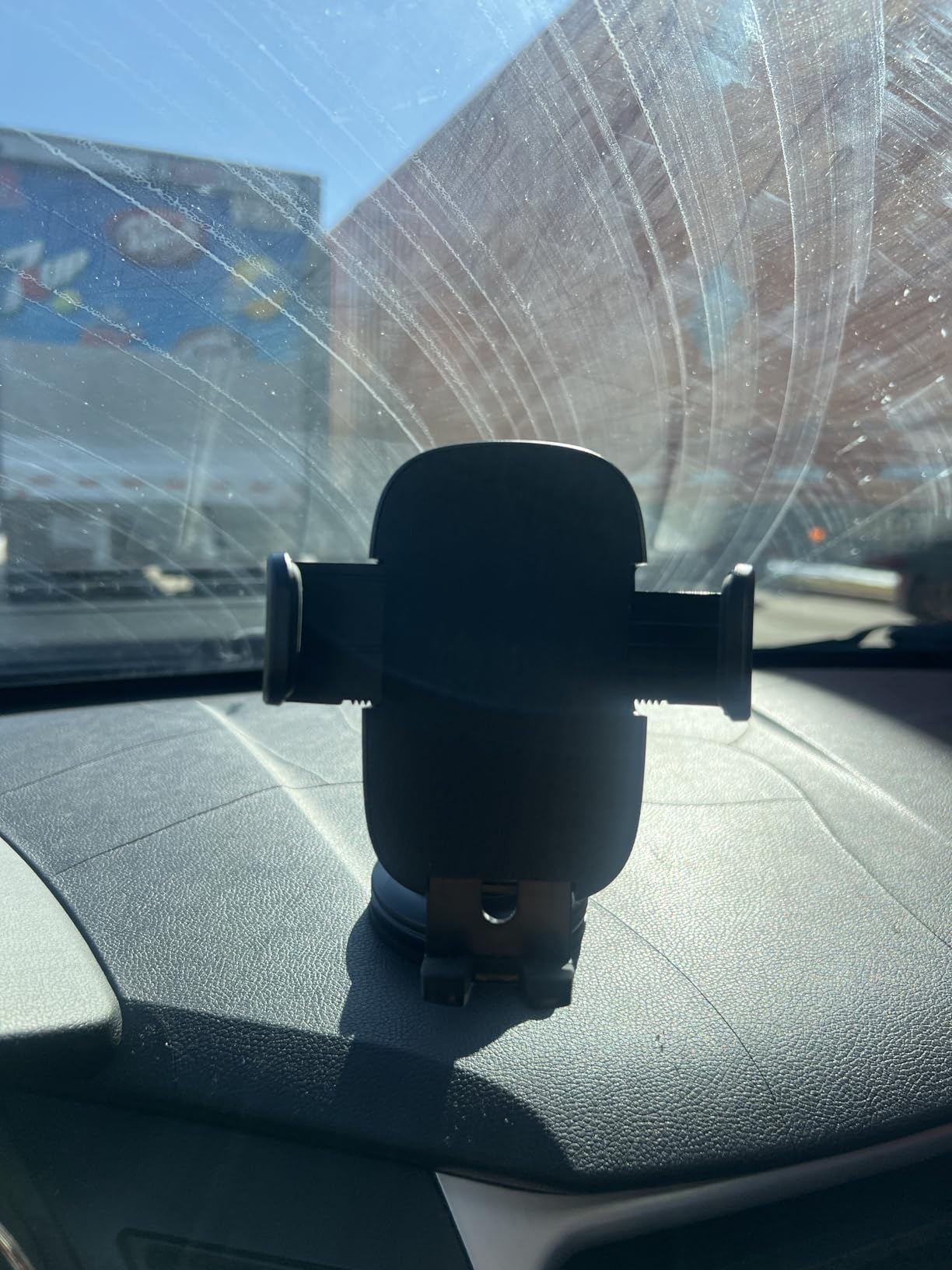 Qifutan Dash Mounted Holders Phone Holders for Your Car Phone Mount for Car Windshield Dashboard Air Vent Universal Desk Mounts Hands Free Automobile Cell Phone Holder Fit for iPhone Smartphone customer photo 2