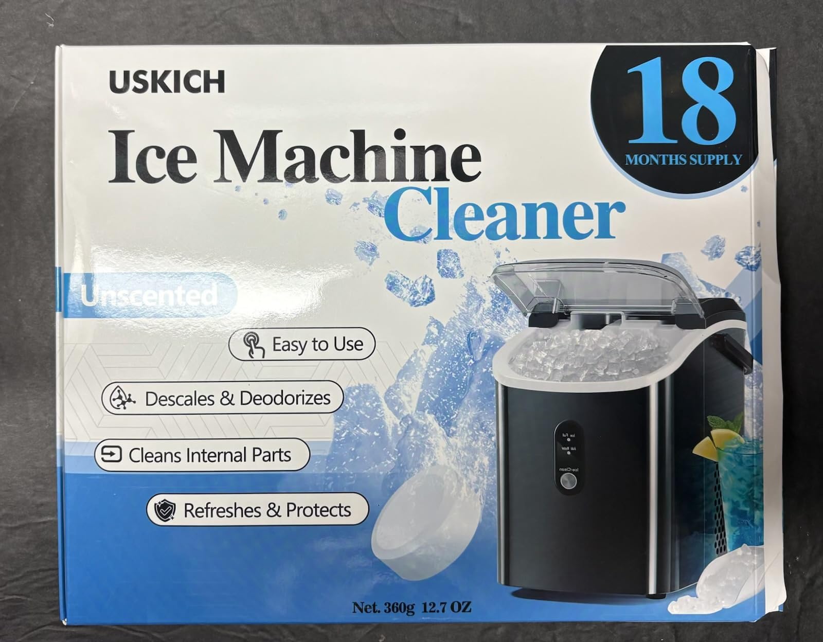 Ice Machine Cleaner Descaler Tablets-36Pack Ice Maker Cleaner Compatible with Frigidaire, Opal, GE Profile, Kitchenaid, Nickel Safe Scale Remover for Countertop, Nugget Ice Makers Customer Review Ice Machine Cleaner Descaler Tablets-36Pack Ice Maker Cleaner Compatible with Frigidaire, Opal, GE Profile, Kitchenaid, Nickel Safe Scale Remover for Countertop, Nugget Ice Makers - Customer Photo 1