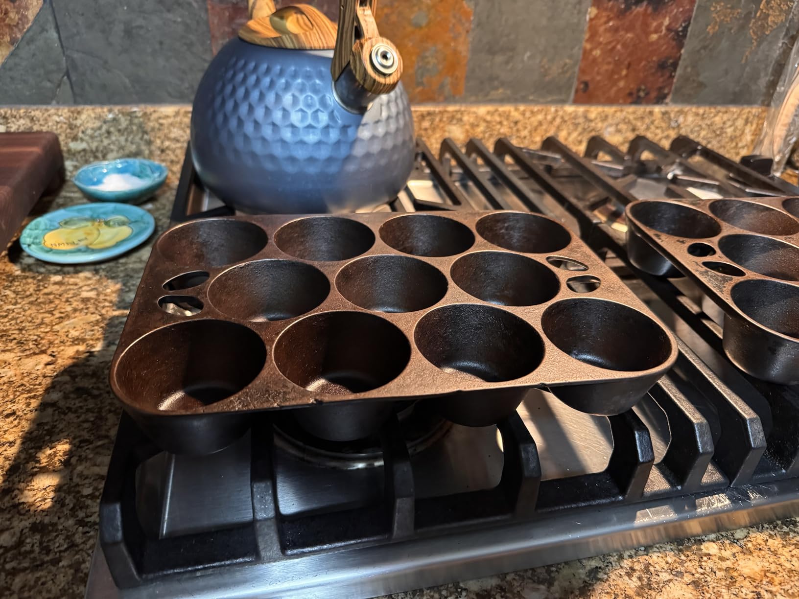 CARON & DOUCET – New Ultimate Cast Iron Set: Seasoning Oil, Cleaning Soap & Restoring Scrub | 100% Plant-Based & Best for Cleaning Care, Washing, Restoring & Seasoning Skillets, Pans & Grills! - Customer Photo 2