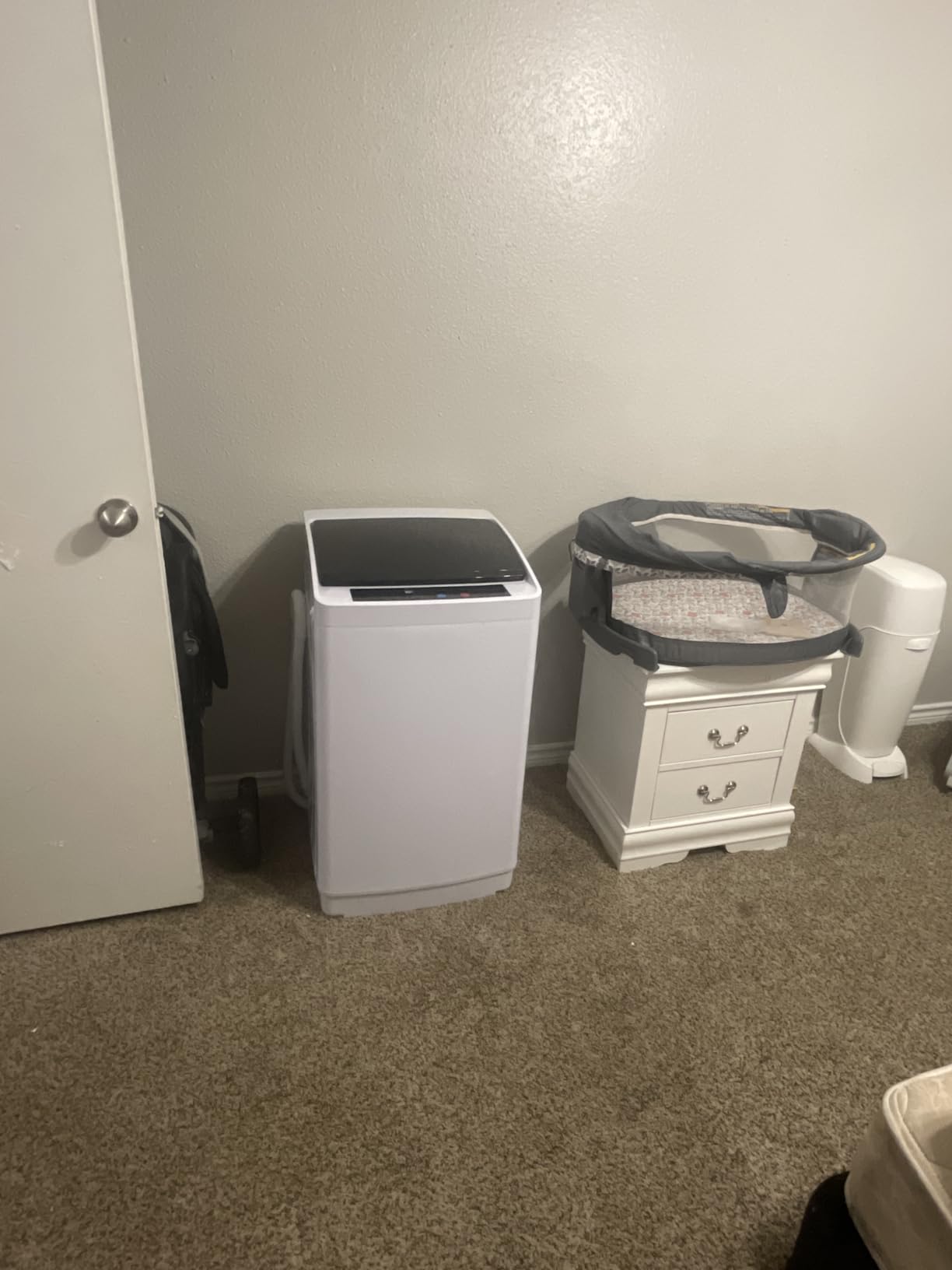 ROVSUN 25LBS Portable Washing Machine, Full-Automatic Electric Laundry Machine with Stainless Steel Drum, Compact Washer and Spin Dryer Combo with Drain Pump for Home, Apartment - Customer Photo 2