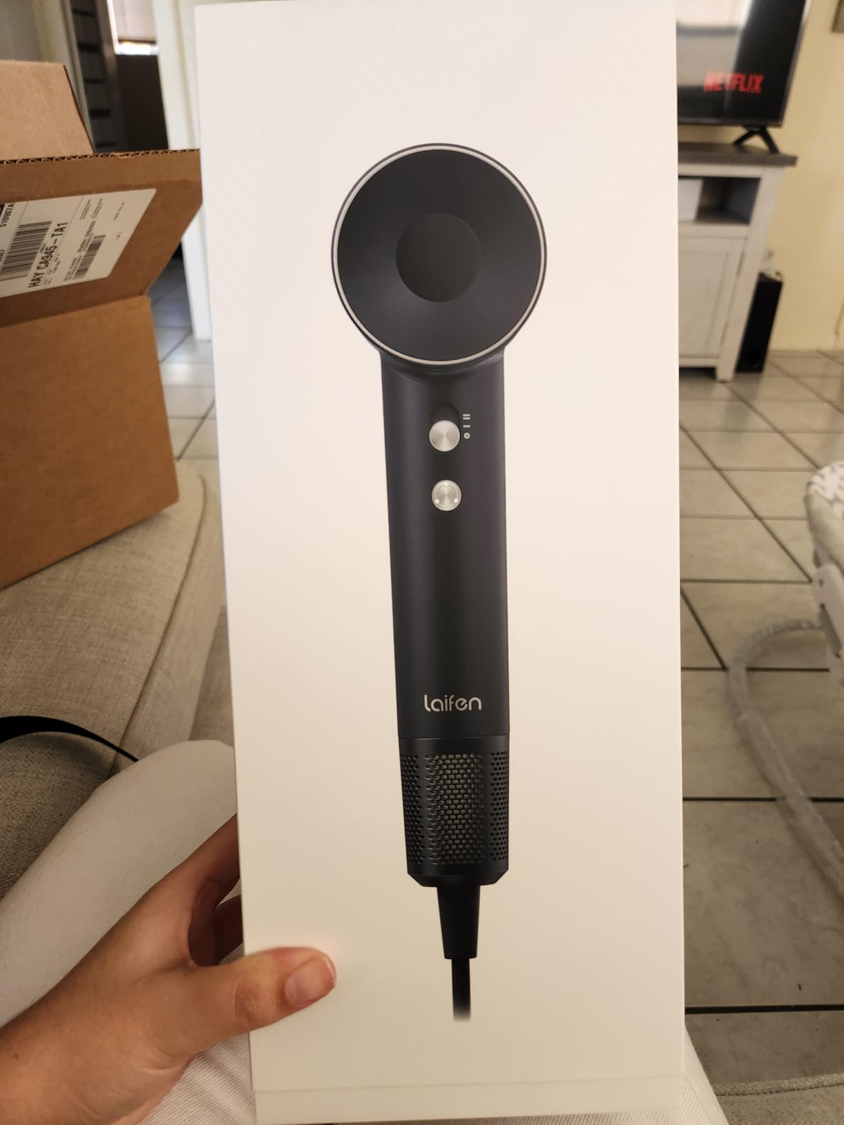 Laifen Swift Special Hair Dryer, High Speed 200M Ionic Blow Dryer with 110, 000 RPM Brushless Motor for Fast Drying, Low Noise, Hairdryer with Magnetic Nozzles customer photo 1