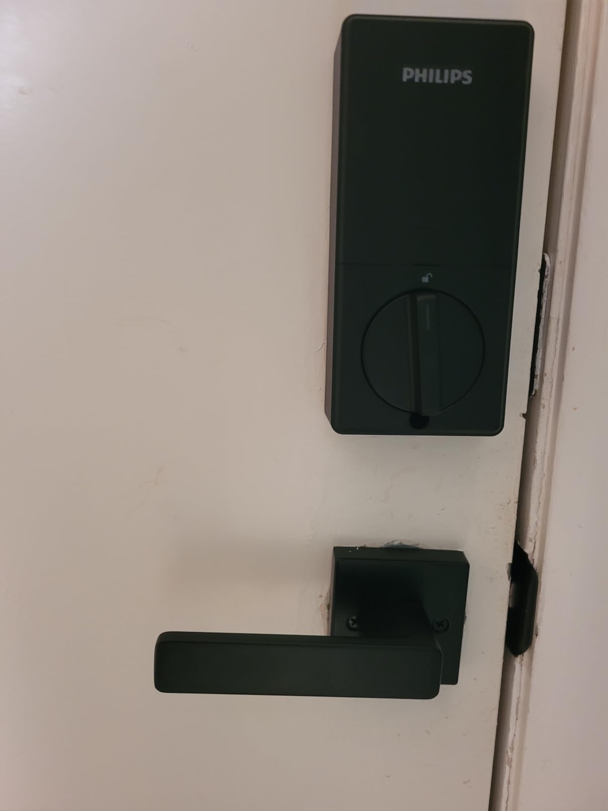 Philips WiFi Keypad Door Lock with Handle, Built-in WiFi, APP Remote Control, Voice & Fingerprint Unlock, Smart Locks for Front Door with Auto Lock, Digital Front Door Lock Set, Keyless Entry Deadbolt customer photo 2