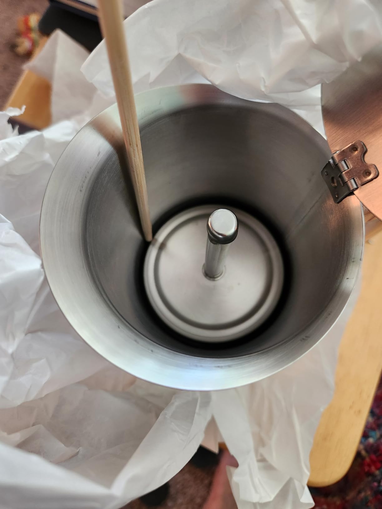 WALDWERK Stainless Steel Moka Pot (10oz) - Toxic Free Moka Pot with Oak Wood Handle - Stovetop Espresso Maker - Italian Coffee Maker for Stovetop and Induction - Customer Photo 2