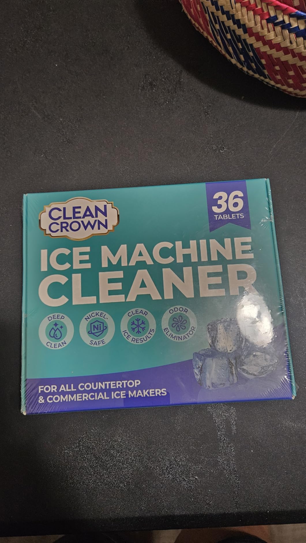 Ice Machine Cleaner (36 Pack), Ice Machine Descaler, Nickel Safe Cleaner and Descaler for Frigidaire, Opal, GE Profile, Kitchenaid Countertop and Nugget Ice Makers Customer Review Ice Machine Cleaner (36 Pack), Ice Machine Descaler, Nickel Safe Cleaner and Descaler for Frigidaire, Opal, GE Profile, Kitchenaid Countertop and Nugget Ice Makers - Customer Photo 1