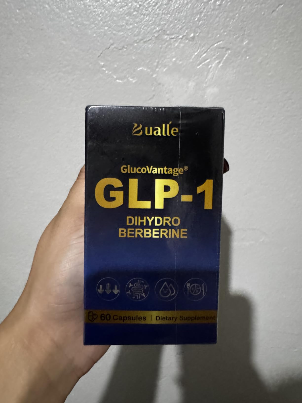 Support GLP-1 Supplement Weight Loss | GlucoVantage Dihydroberine + Akkermansia Probiotic | Super Berberine with Ceylon Cinnamon for 5X Bioactive Appetite, Metabolic, Gut & GLP 1 Weight Loss, 60ct customer photo 2