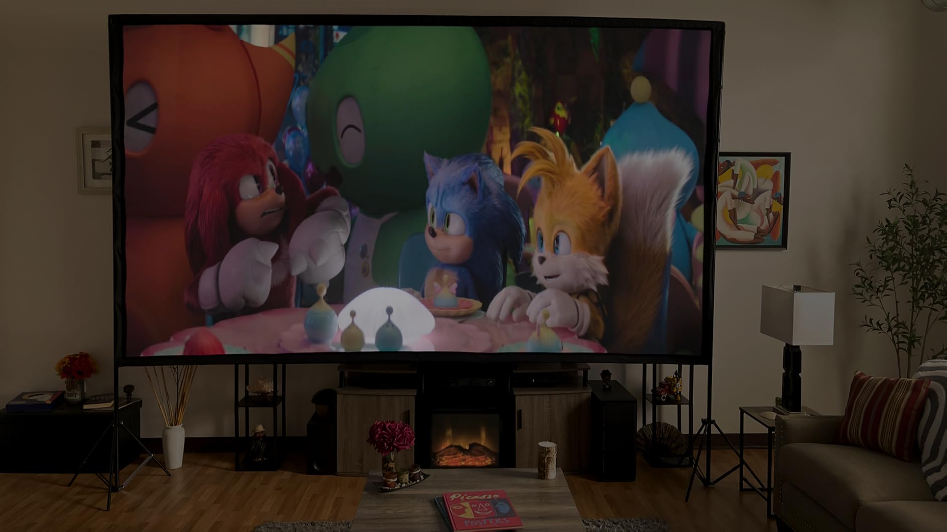 Projector-4K with WiFi and Bluetooth:[2000 ANSI/AI Auto Focus/Built-in APPs]Outdoor-Projector Smart TV OS 2.0 & DoIby, Portable Proyector Compatible with Netflix/YouTube/PrimeVideo, ONOAYO ONO3Pro 2.0 customer photo 1