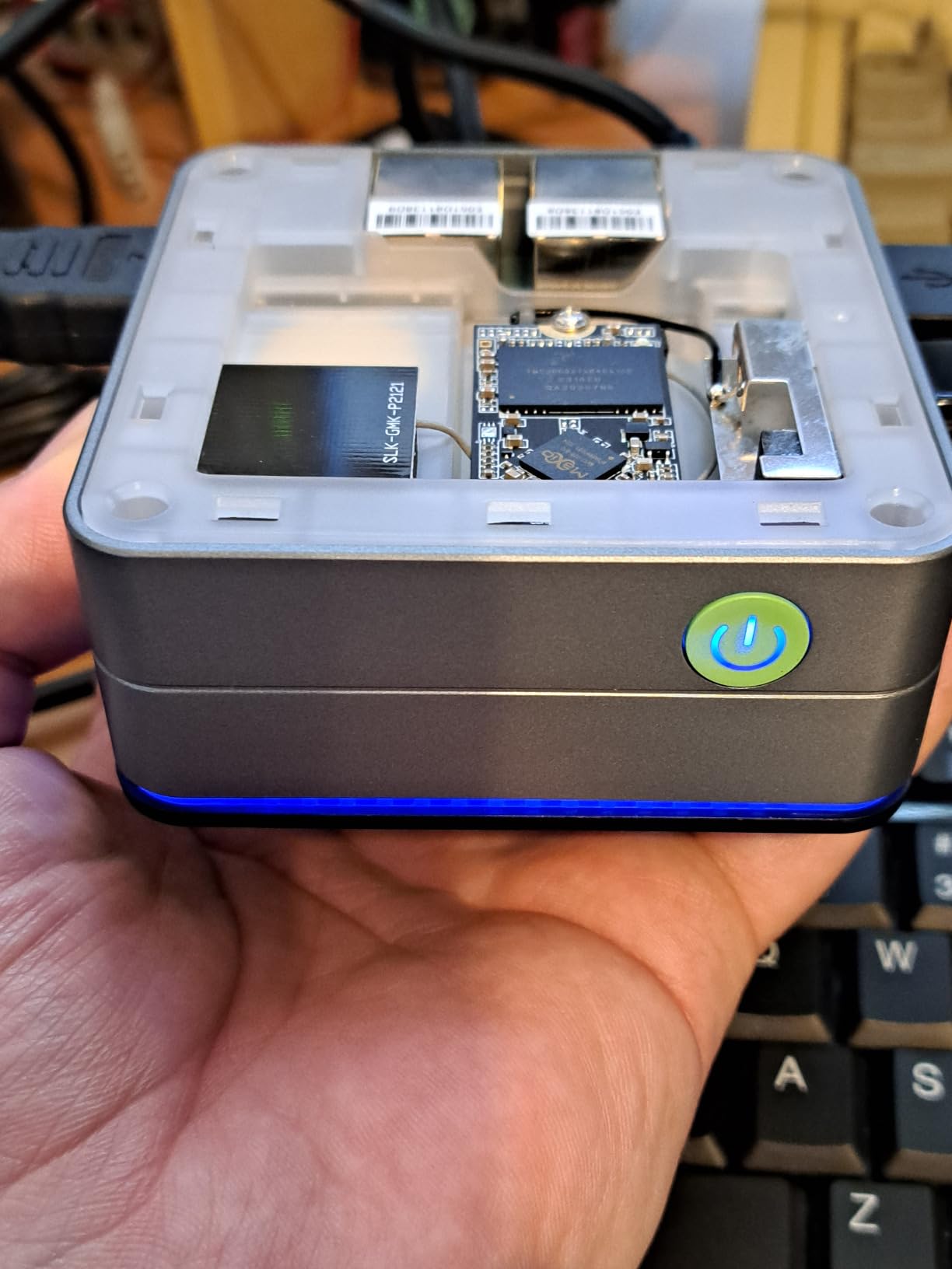 GMKtec Nucbox G10 Mini PC Ryzen 5 3500U 1TB NVMe SSD 16GB DDR4 2.5GbE NIC LAN Office Home Desktop Computers, HTPC Proxmox, HDMI 2.1, USB-C, DP Triple 4K Display customer photo 1