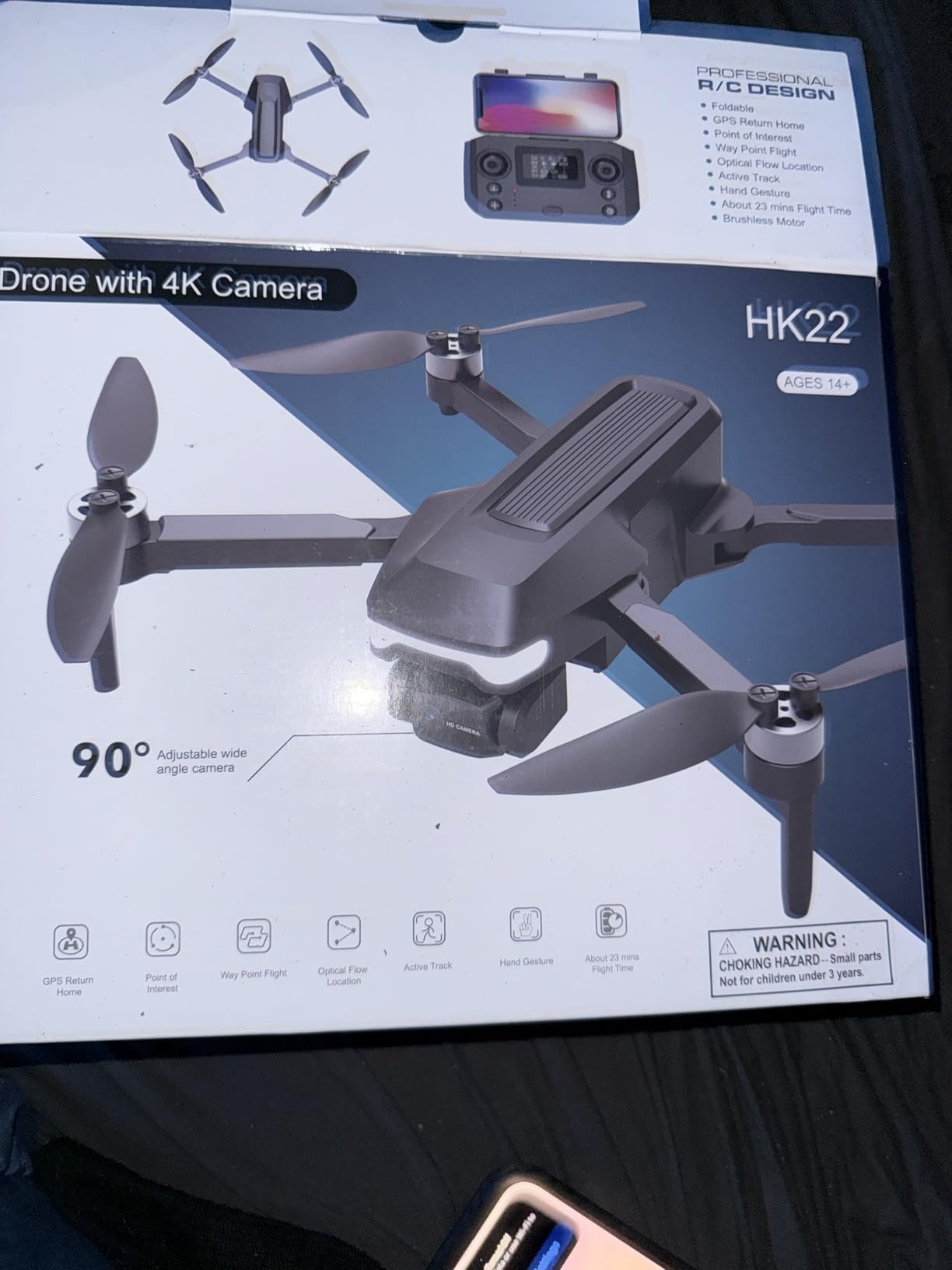 GPS Drones with Camera for Adults 4K, FPV Drone Under 249g with Brushless Motor, GPS Auto Return, Follow Me, Circle Fly, Waypoint Flight, Foldable Drone with Gesture Control, 46Mins with 2 Batteries customer photo 2