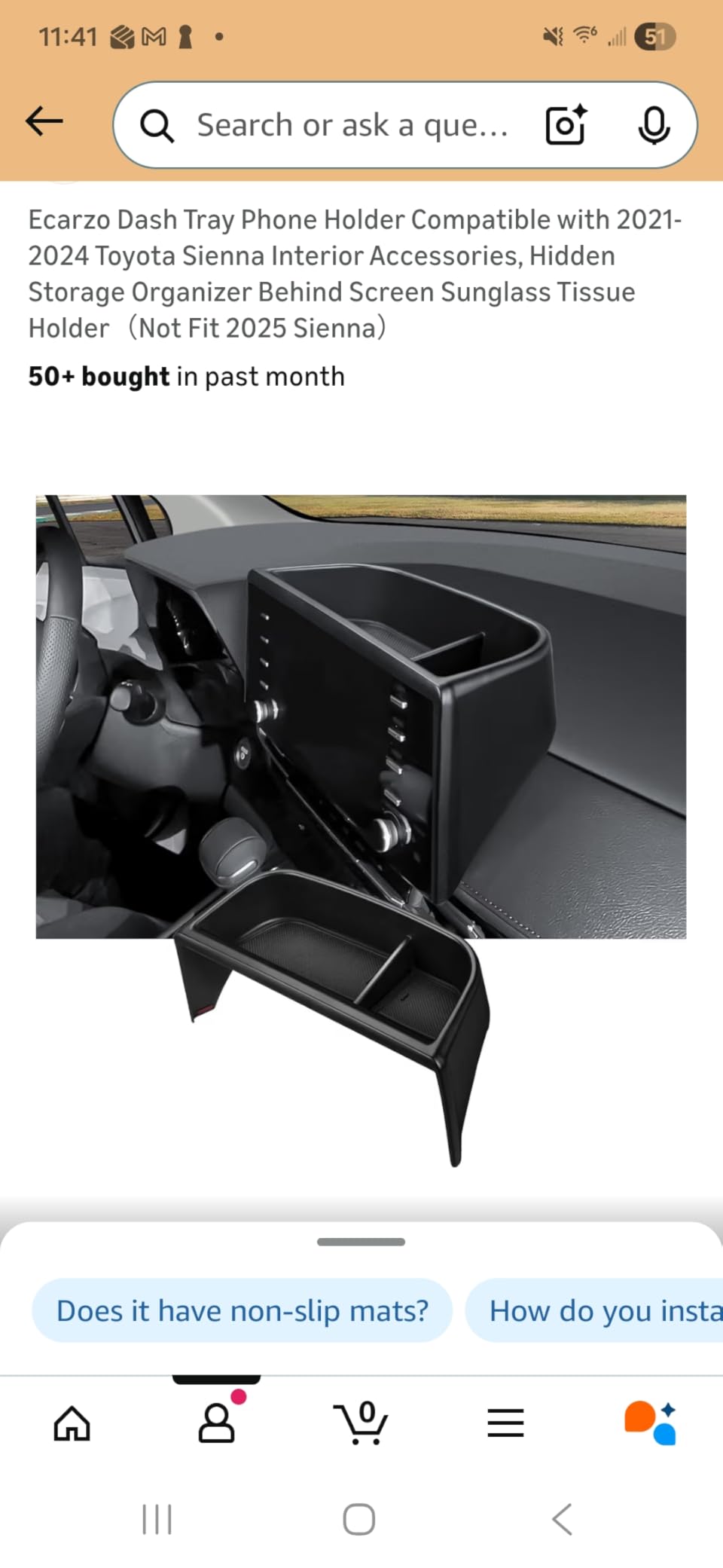 Lamicall Car Phone Holder - [70 LBS Strongest Suction] for Magsafe Car Mount, 360° Adjustable Suction Cup Phone Mount Dashboard Windshield Vacuum Magnetic Phone Holder for Car fit iPhone 17 16 Pro Max customer photo 2