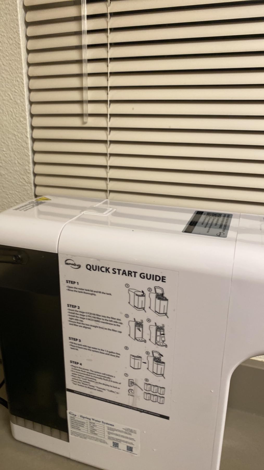 iSpring RCD100HCG Hot & Cold Reverse Osmosis System Countertop, Alkaline RO Water Filter Dispenser, 9 Temperature & 6 Dispensing Volume Options, TDS & Filter Lifespan Monitor, Plug and Play customer photo 1