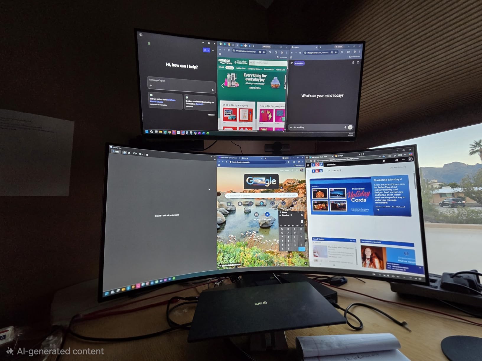 LG 34G630A-B 34-Inch Ultragear WQHD (3440 x 1440) Curved Gaming Monitor, 240Hz, 1ms, FreeSync Premium, DisplayHDR 400, Built-in Speaker, HDMI, DisplayPort, USB Type-C, Tilt/Height/Swivel Stand, Black customer photo 2