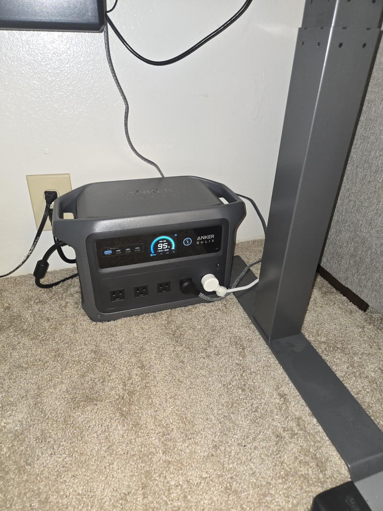 Anker SOLIX C1000 Gen 2 Portable Power Station, 2,000W (Peak 3,000W) Solar Generator, Full Charge in 49 Min, 1,024Wh LiFePO4 Battery for Home Backup, Power Outages, and Camping (Optional Solar Panel) customer photo 2