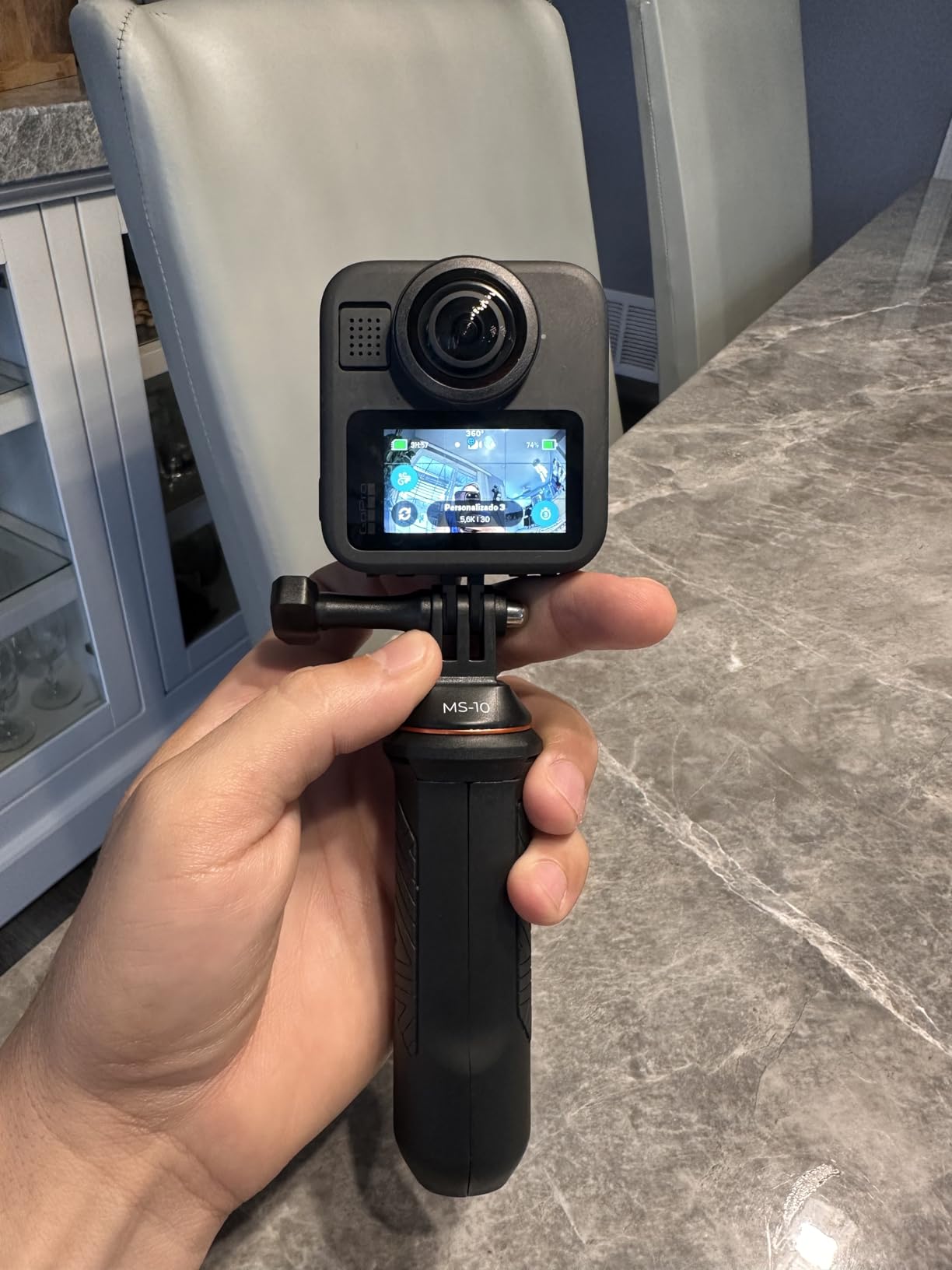 GoPro MAX2 - Waterproof 360 + Traditional Action Camera with Touch Screen, Spherical 8K Video, 29MP 360 Photos, Easy Replaceable Lenses customer photo 1