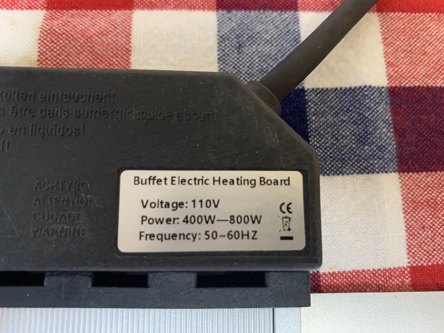 Electric Chafing Dish Buffet Server Set, Stainless Steel Full Size & Half-Size &Three-Section Food Pan with Temp Control, Roll Top Stainless Steel Food Warmers for Catering Buffet (A-02) Customer Review Electric Chafing Dish Buffet Server Set, Stainless Steel Full Size & Half-Size &Three-Section Food Pan with Temp Control, Roll Top Stainless Steel Food Warmers for Catering Buffet (A-02) - Customer Photo 1