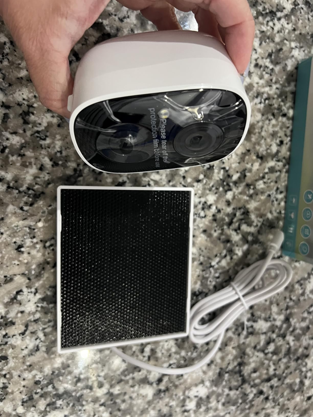 2K Security Camera Wireless Outdoor,Solar Powered WiFi Cameras for Home Security with Motion Detection,Color Night Vision(Spotlight),Instant Alert,2-Way Audio,Siren&SD/Cloud Storage,IP65,2.4GHz,2 Pack customer photo 1