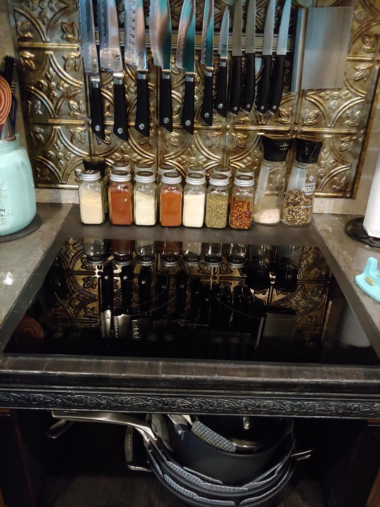 Empava 36 Inch Electric Induction Cooktop Built-In, 5 Zone Smooth Glass Surface, Dual Bridge-Sync, Touch Slider Control, Power Boost, Stop & Go, Timer, Child Lock, Hardwired Kitchen Appliance - Customer Photo 4