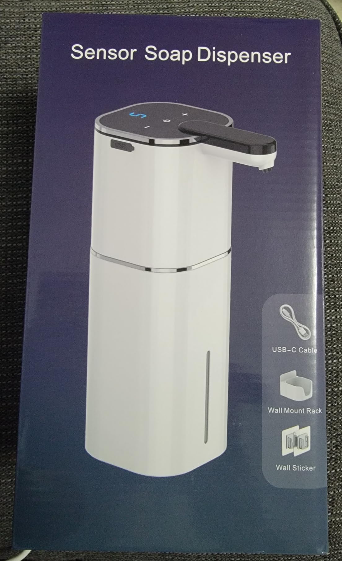 CATIRE Upgraded Larger Capacity Automatic Soap Dispenser Touchless, 17.6oz Liquid Hand Soap Dispenser, Rechargeable 2000mAh, 8 Adjustable Levels, 2-in-1 Wall Mount & Countertop for Kitchen Bathroom Customer Review CATIRE Upgraded Larger Capacity Automatic Soap Dispenser Touchless, 17.6oz Liquid Hand Soap Dispenser, Rechargeable 2000mAh, 8 Adjustable Levels, 2-in-1 Wall Mount & Countertop for Kitchen Bathroom - Customer Photo 1