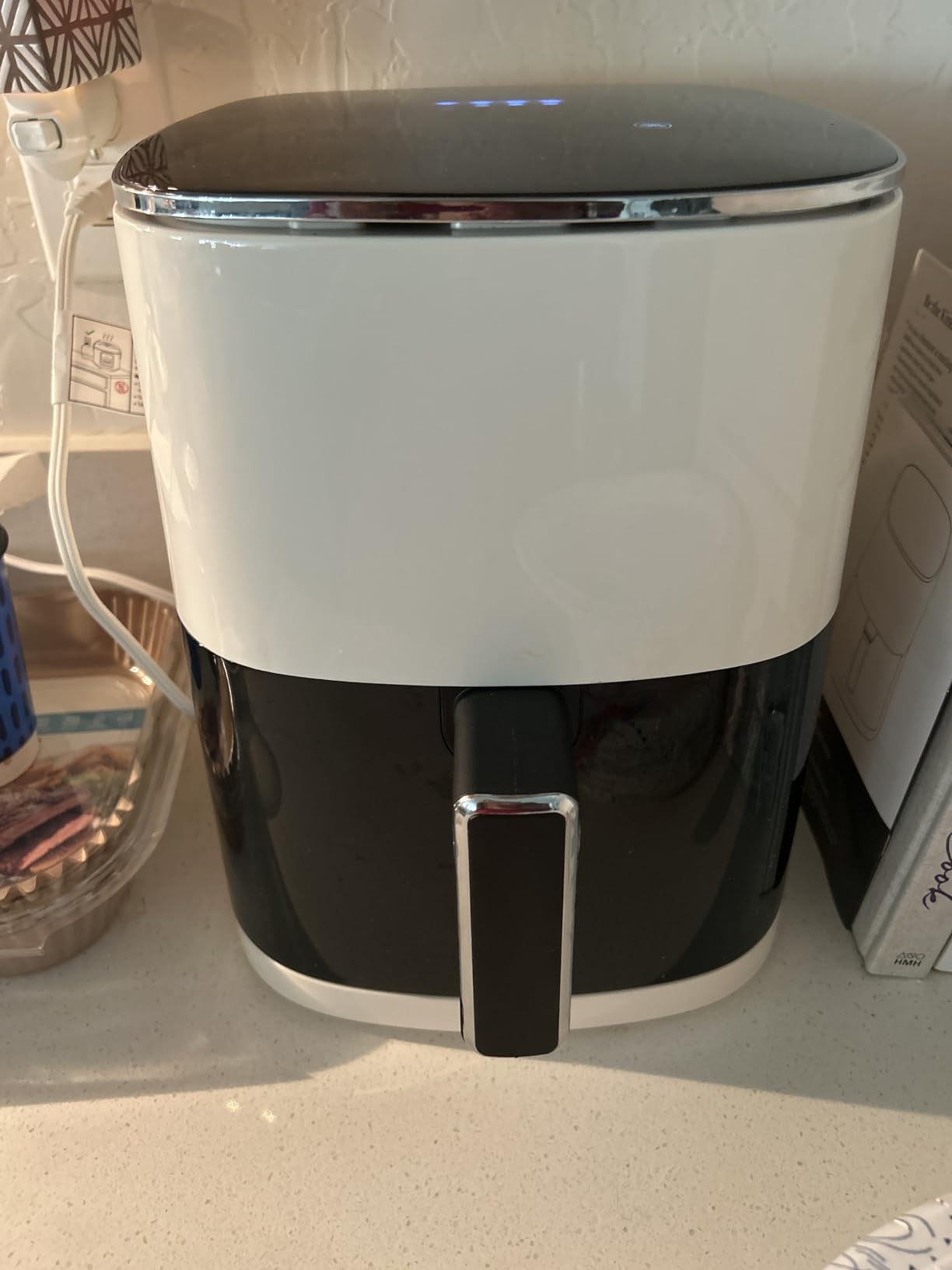 OLIXIS 8.5Qt Air Fryer, 12-In-1 Large Air Fryer for Family, 400°F Rapid Air Crispy Technology, Roast Bake Dehydrate Reheat, Nonstick & Easy-Clean Basket, 1800W, Silver customer photo 1