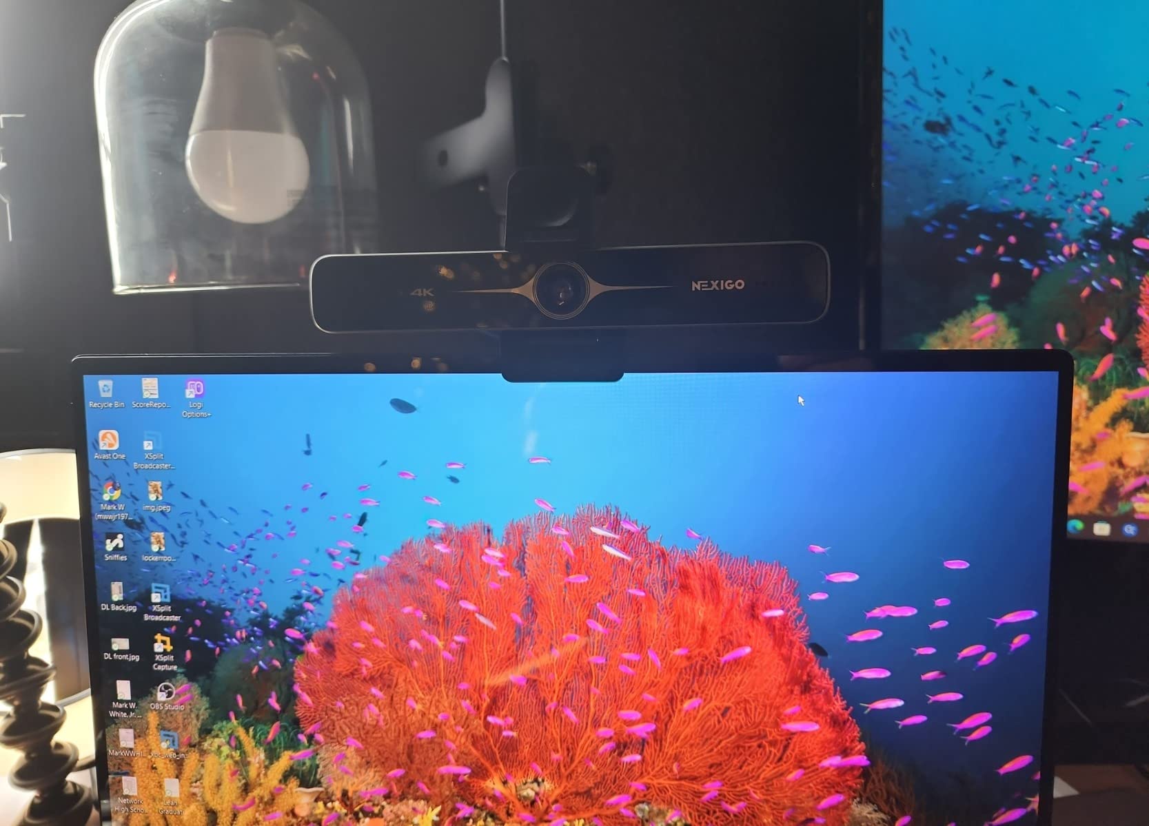 NexiGo N680E Pro 4K Webcam with Ring Light, PDAF Autofocus, 1080p 60FPS, Dual Noise-Canceling Mics, Privacy Shutter, USB Plug-and-Play for Zoom, Teams, Twitch, Google Meet customer photo 1