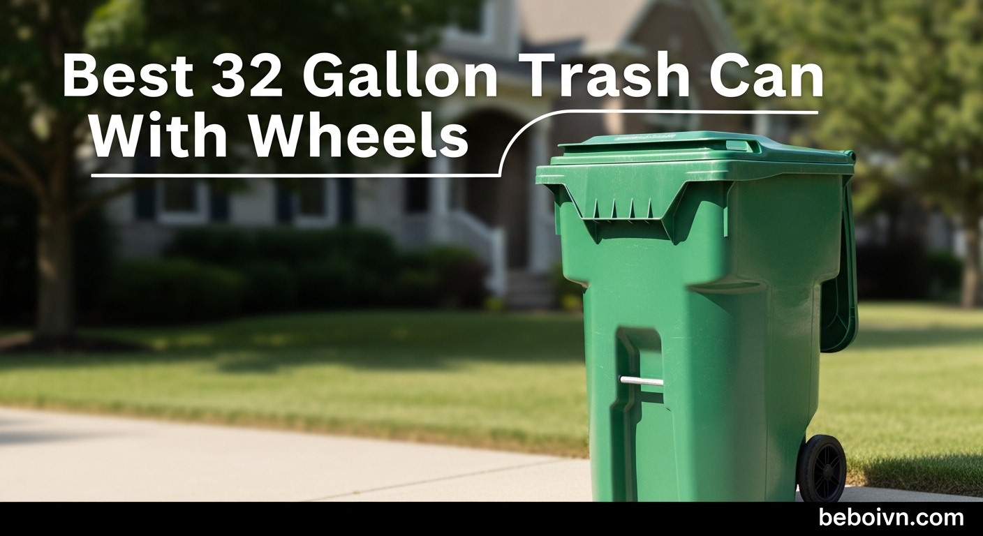 Best 32 Gallon Trash Can With Wheels