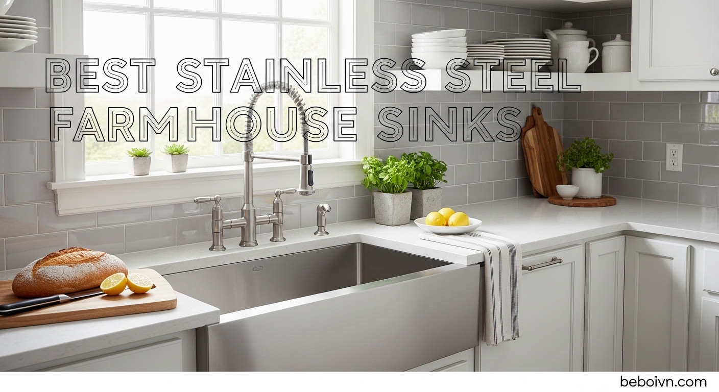 Best Stainless Steel Farmhouse Sinks