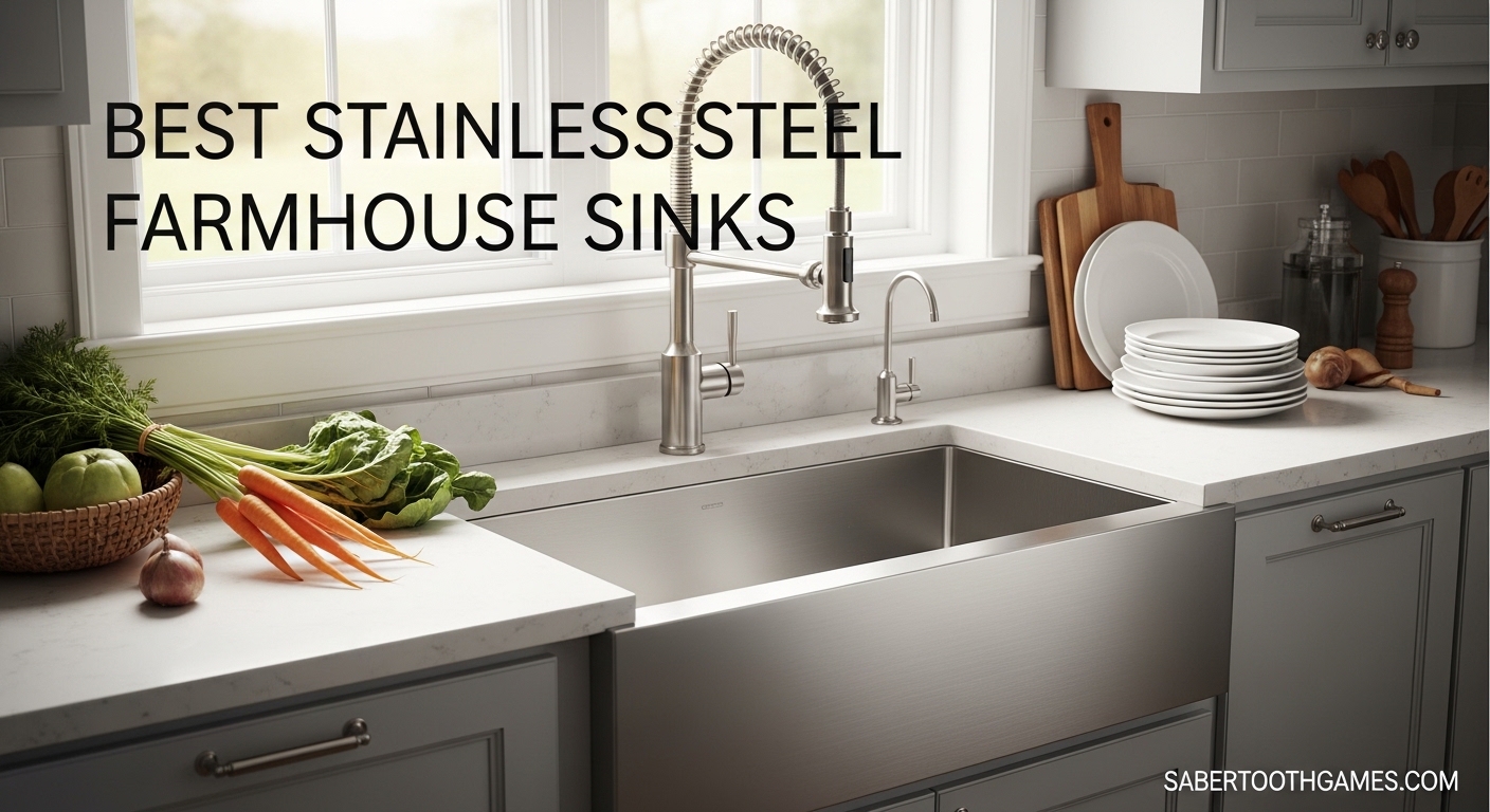 Best Stainless Steel Farmhouse Sinks