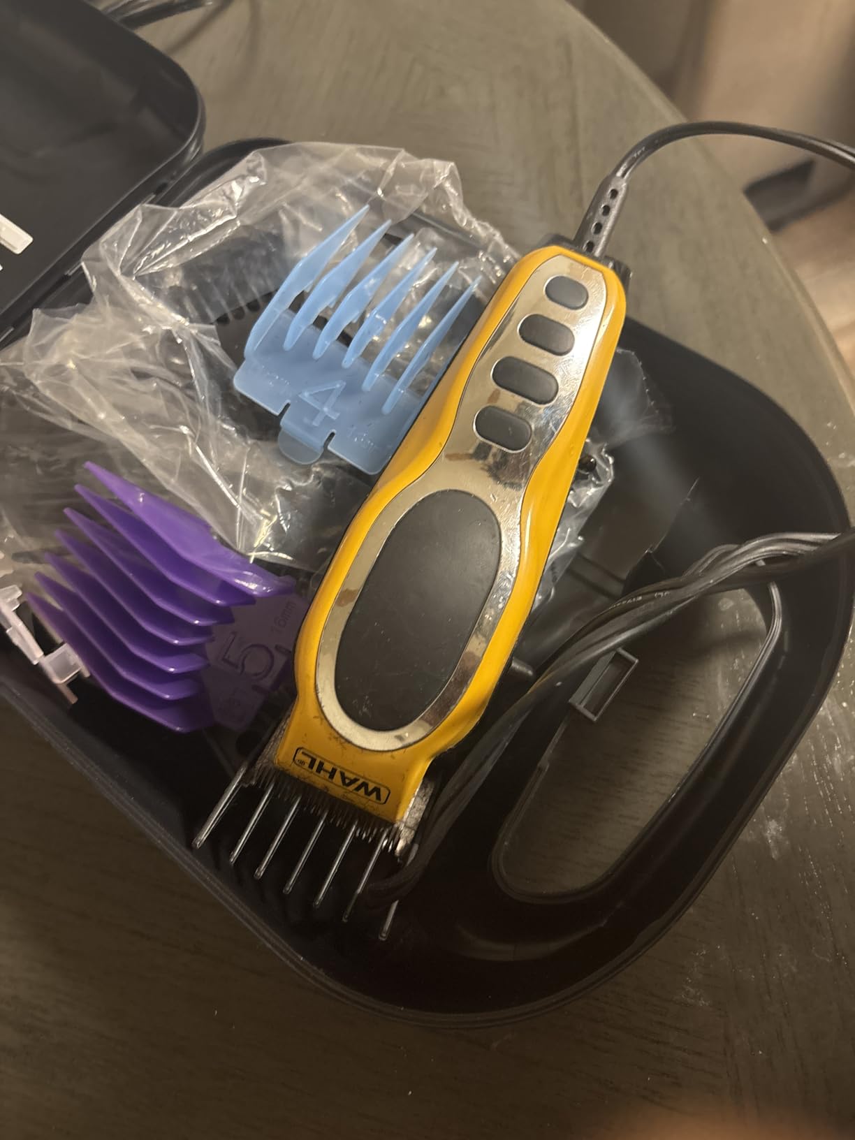 Wahl Clipper USA Color Pro Complete Haircutting Kit with Easy Color Coded Guide Combs - Corded Clipper for Hair Clipping & Grooming Men, Women, & Children - Model 79300-1001M customer photo 2