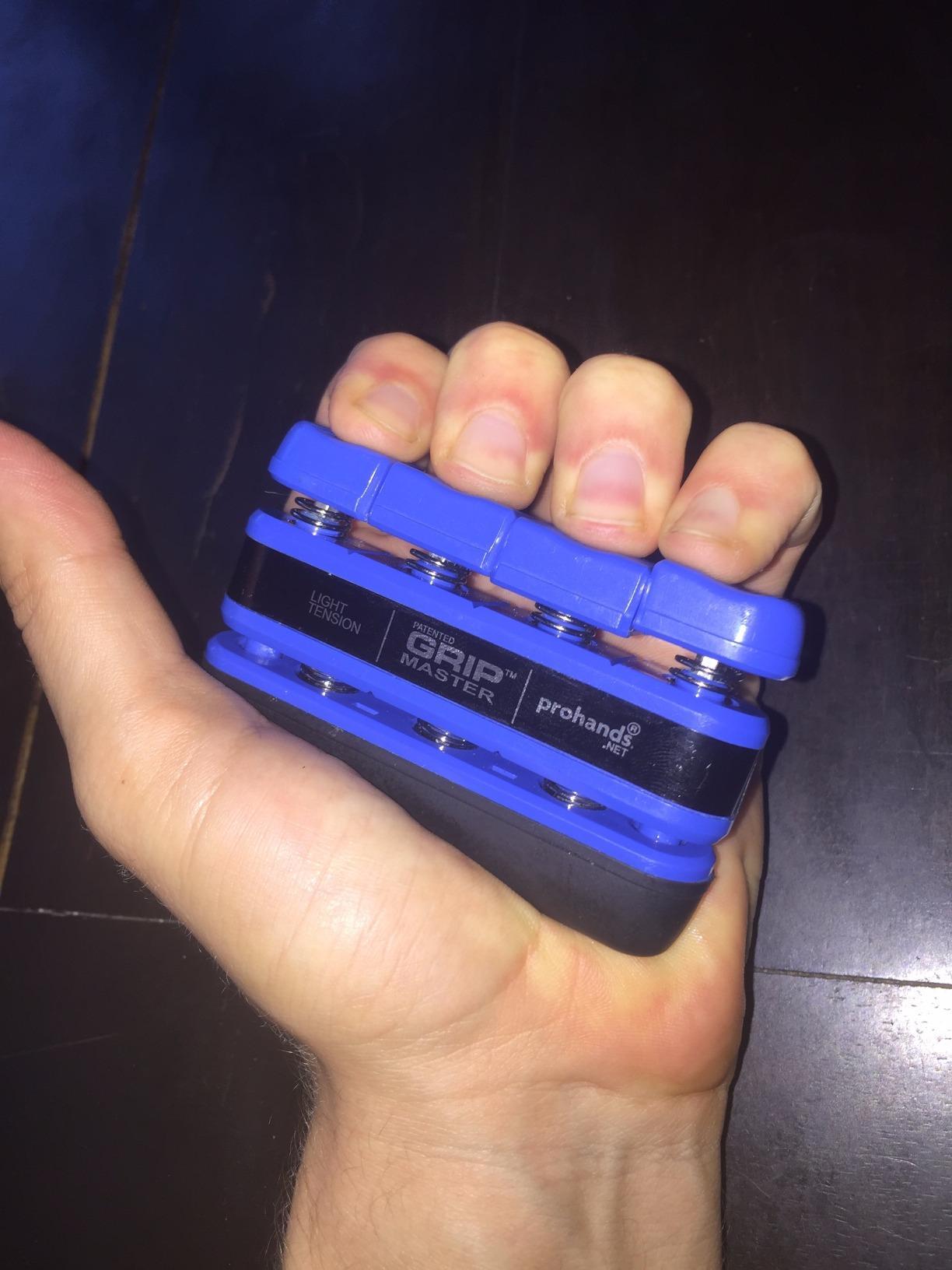 Prohands Gripmaster Hand Exerciser, Finger Exerciser (Hand Grip Strengthener), Spring-Loaded, Finger-Piston System, Isolate & Exercise Each Finger customer photo 2