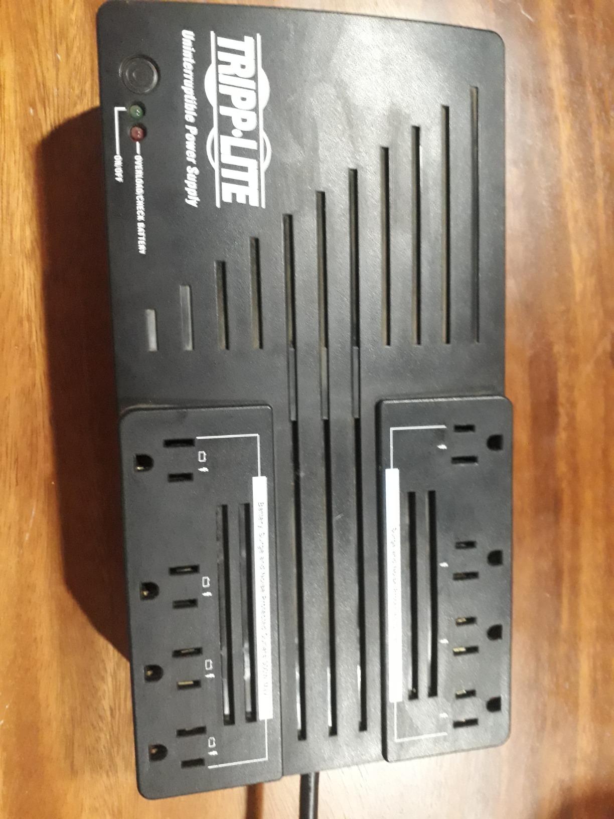 Tripp Lite 550VA UPS Battery Backup Surge Protector, AVR Automatic Voltage Regulation, 8-Outlet Uninterruptible Power Supply, Dataline Protection, 3-Year Warranty & Insurance (AVR550U) customer photo 1