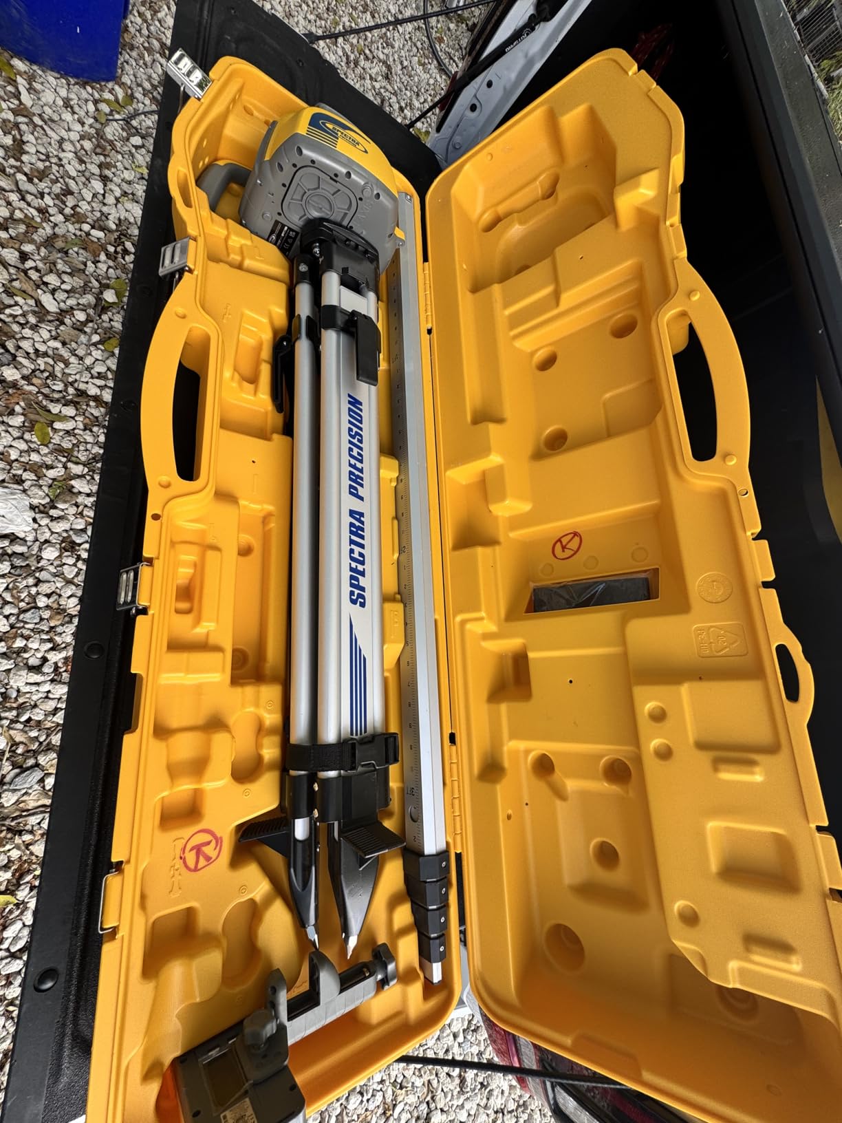 Spectra Precision LL300N-2 Self-Leveling Rotary Laser Kit with Tripod, GR152 Professional - System Case - Grade Rod (Inches) HL450 Receiver & Alkaline Batteries - Rugged IP66 Job-Site Performance customer photo 3