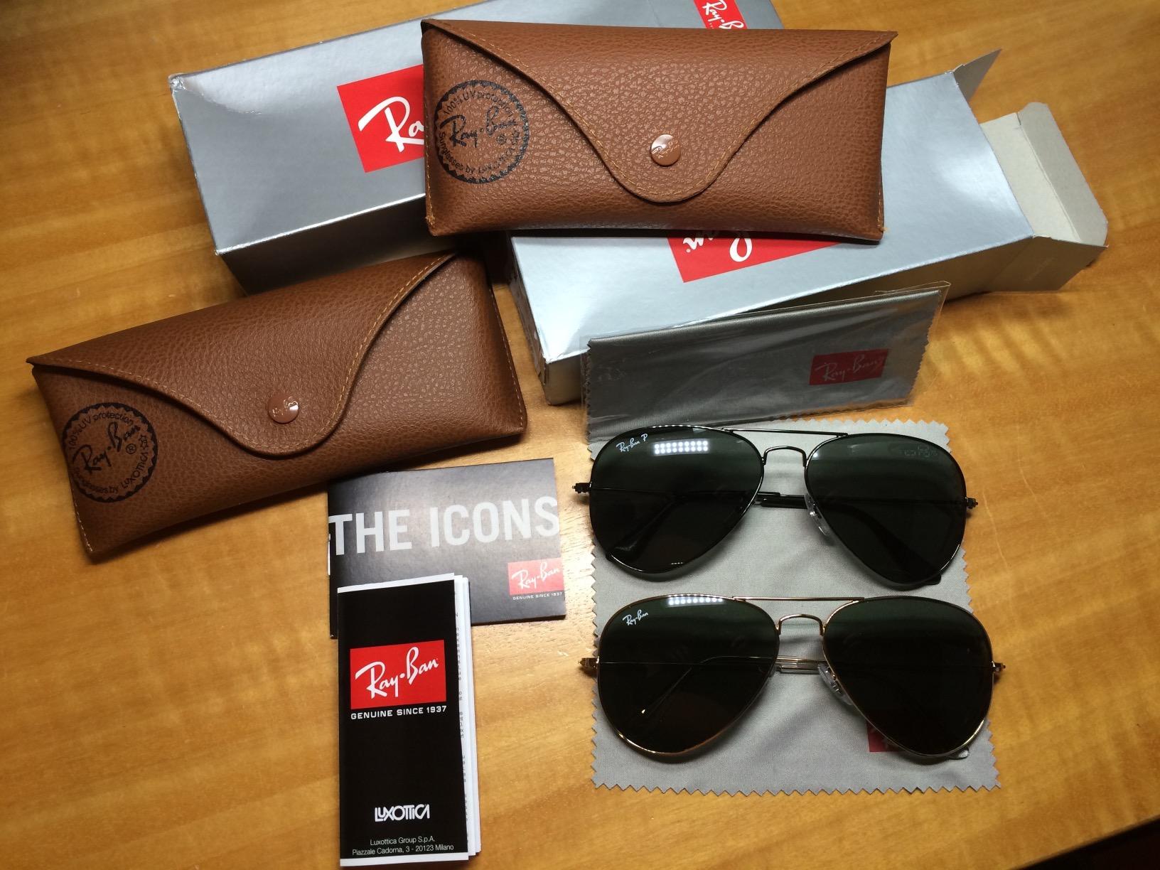 Ray-Ban RB3025 Classic Aviator Sunglasses customer photo 1