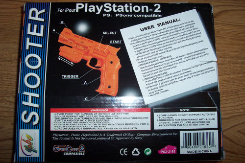 PS2/PSX Mini Light Gun w/ USB port customer photo 2