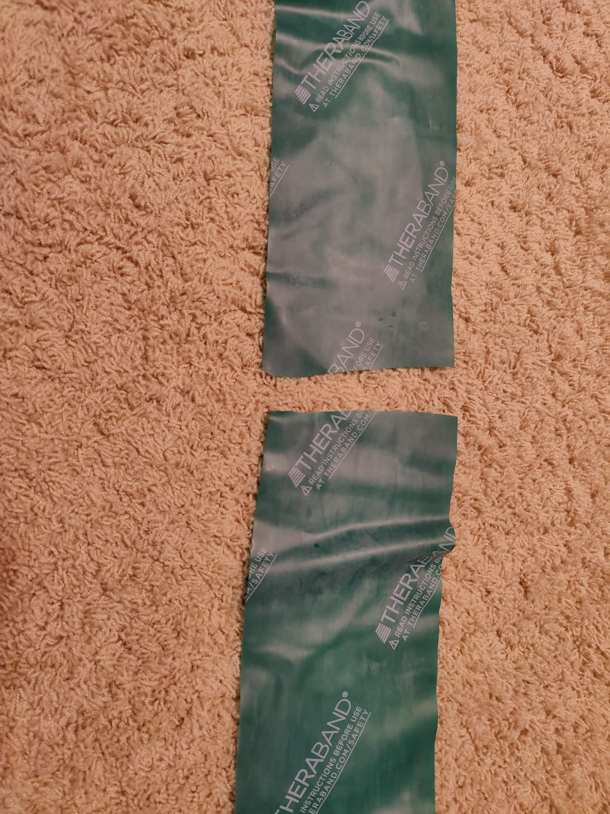 THERABAND Resistance Bands Set, Beginner Kit, Yellow, Red, Green, Latex Elastic Bands for Exercise & Physical Therapy, Strength Training Bands for Upper & Lower Body Fitness customer photo 2