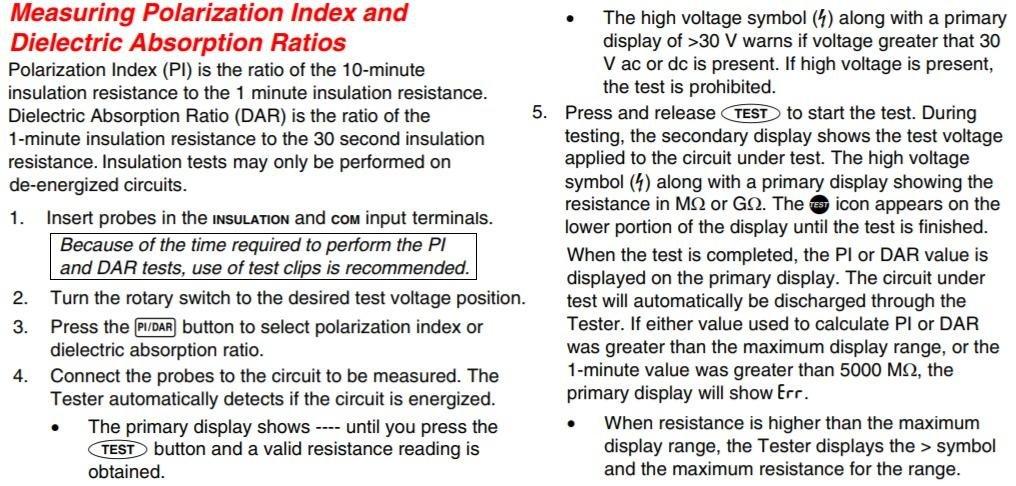 Fluke 1507 Digital Megohmmeter Insulation Resistance Tester, for Advanced Industrial and Electrical Insulation Testing customer photo 2