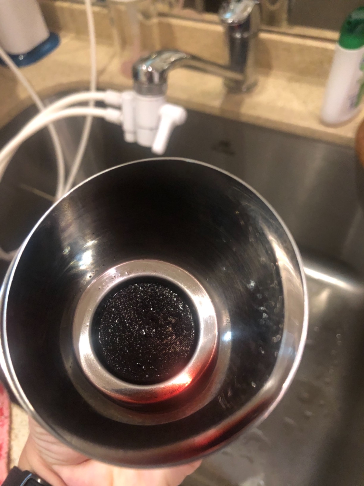 Rabbit Wine Aerator Shower Funnel with Sediment Strainer, Stainless Steel customer photo 2