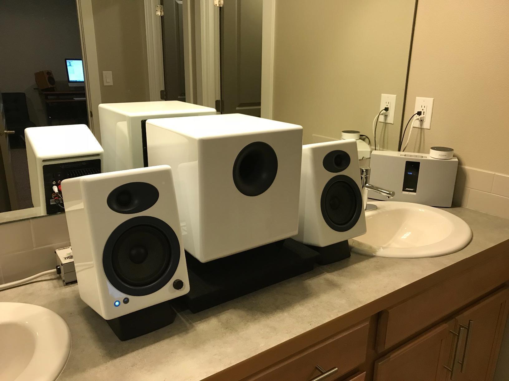 Audioengine S8 Powered Subwoofer - 8 Inch, 250W, Down Firing, for PC, Home Theaters, Studios customer photo 2