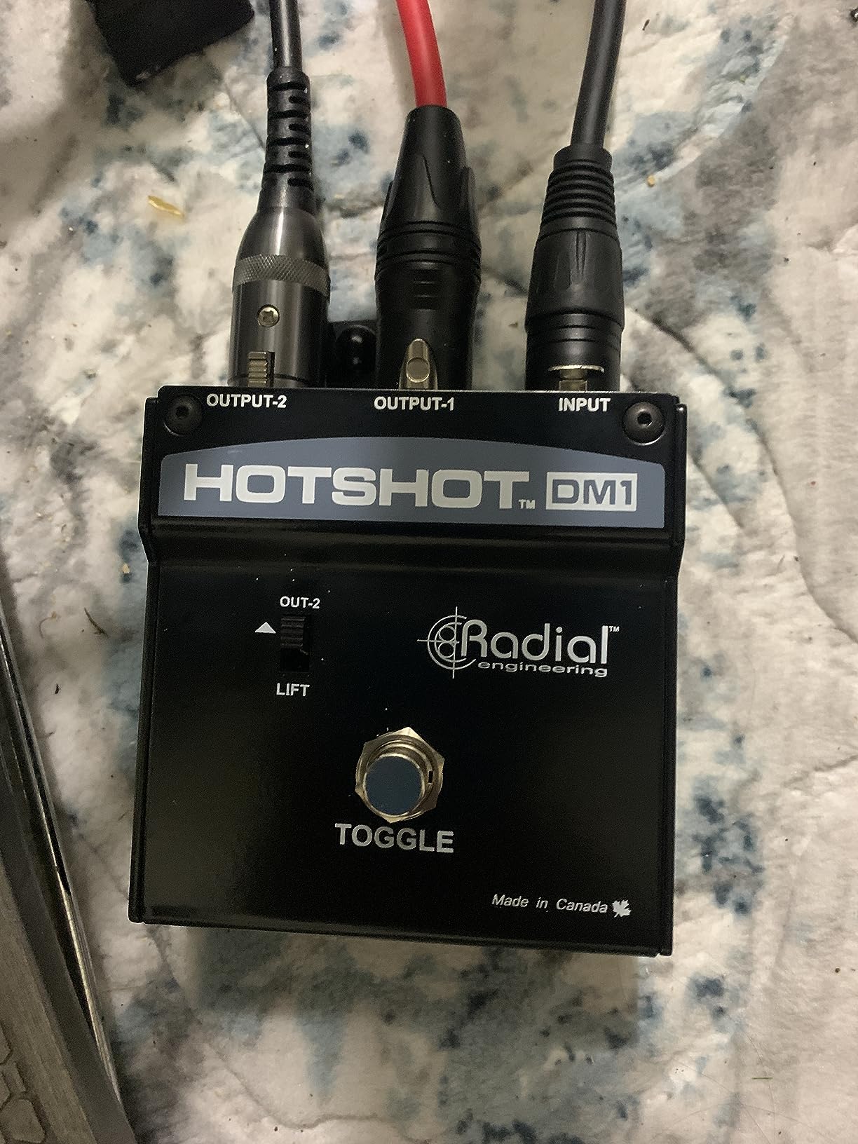 Radial Engineering HotShot DM1 Microphone Signal Muting Footswitch customer photo 2