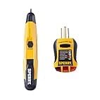 Sperry Instruments STK001 Non-Contact Voltage Tester (VD6504) & GFCI Outlet / Receptacle Tester (GFI6302) Kit, Electrical AC Voltage Detector, Yellow & Black customer photo 1
