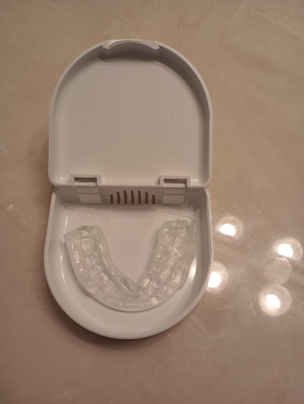 The Doctor's NightGuard Mouth Guard for Grinding Teeth at Night, Includes Storage Case, Pack of 1 customer photo 1