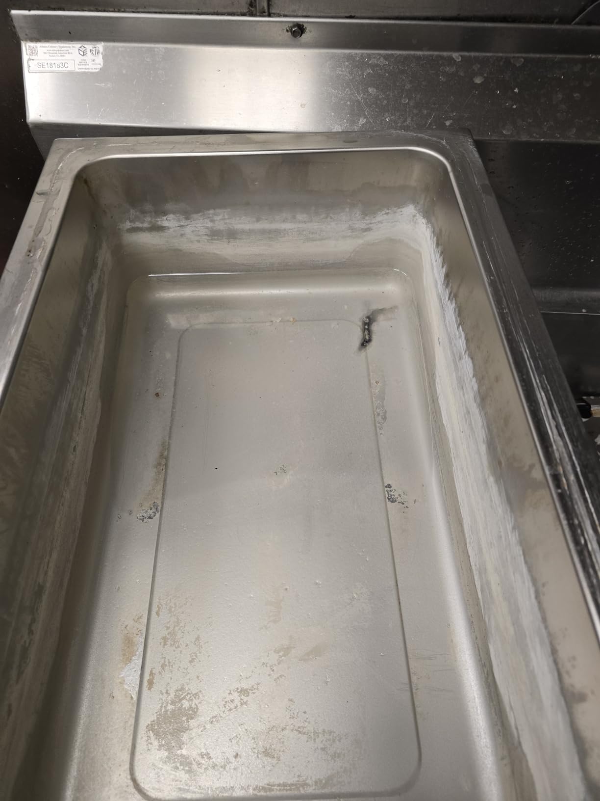 Winco FW-S500 Commercial Portable Steam Table Food Warmer 120V 1200W,Stainless Steel,Large customer photo 1