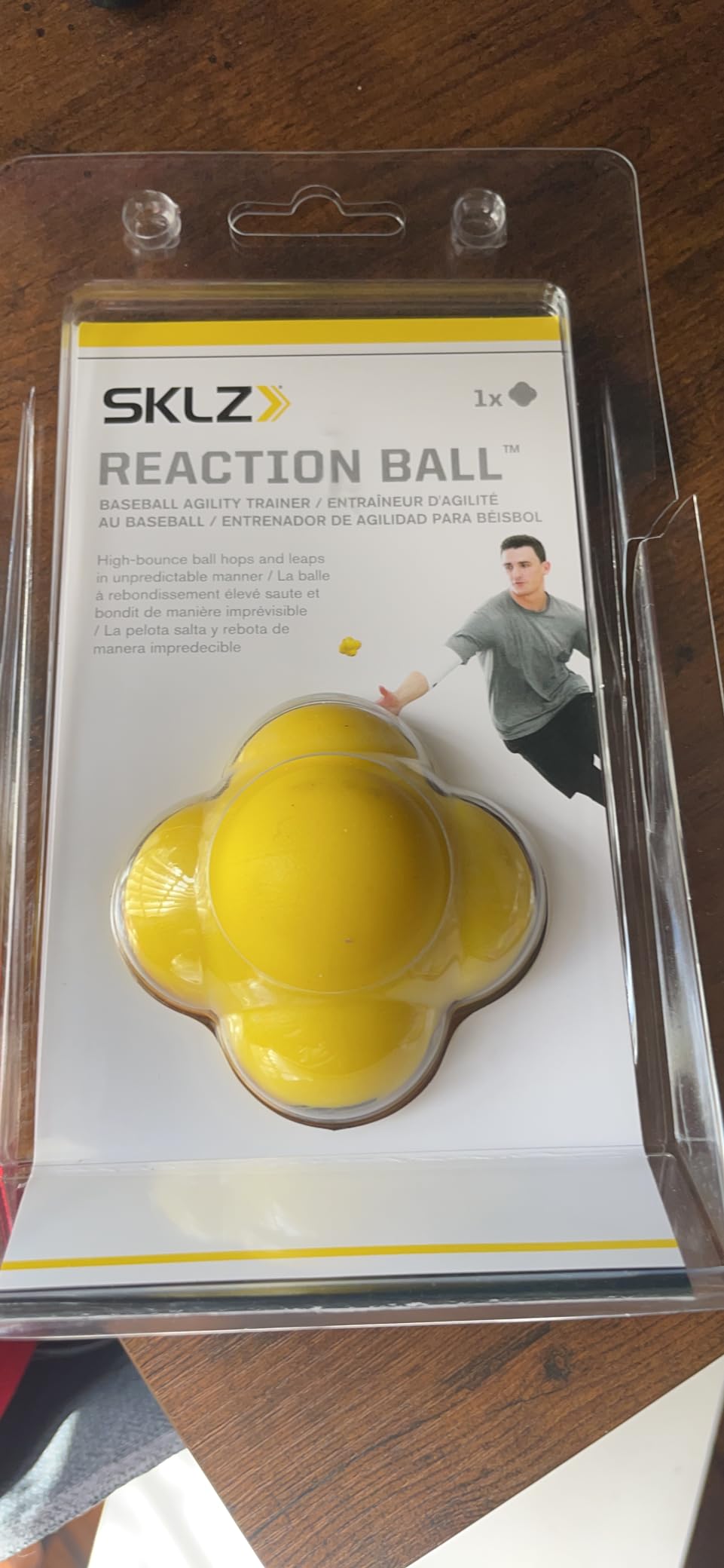 SKLZ Reaction Ball - Baseball and Softball Reflex and Agility Trainer customer photo 2