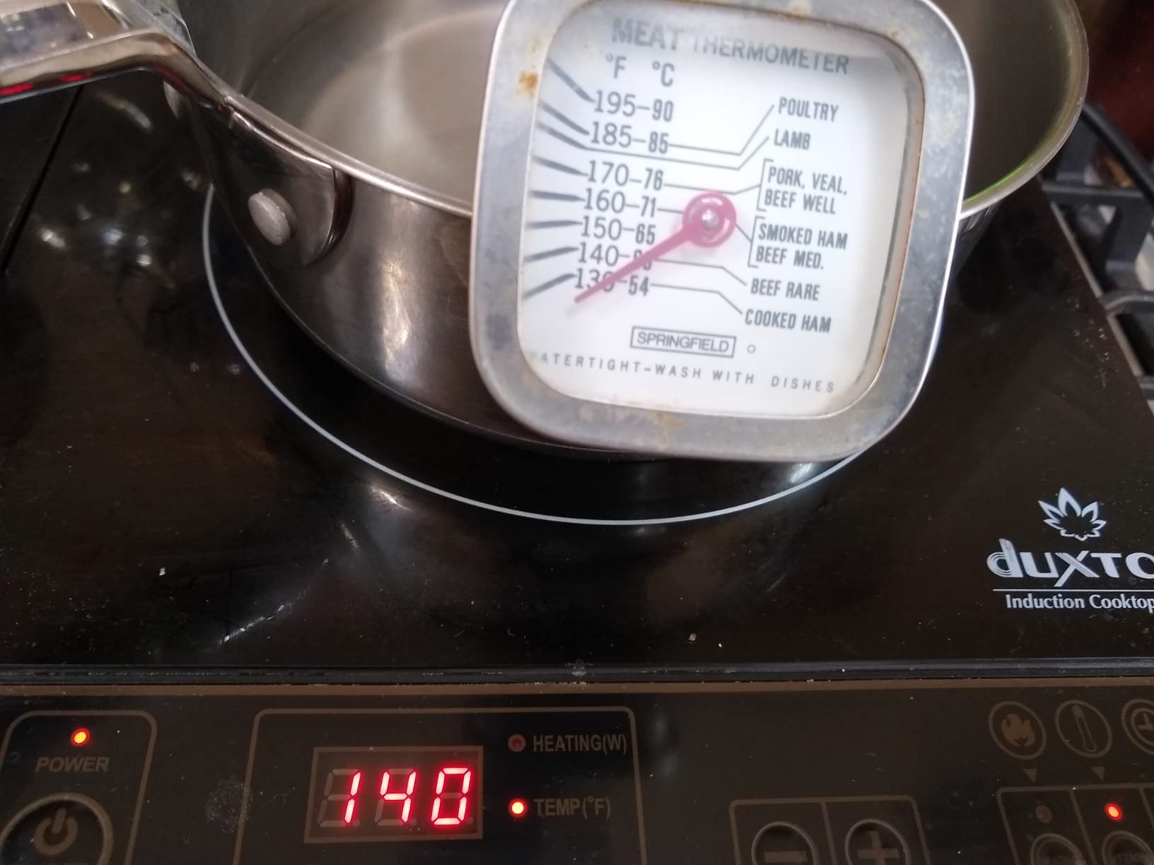 Duxtop 1800W Portable Induction Cooktop Countertop Burner, Gold 8100MC/BT-180G3 customer photo 2