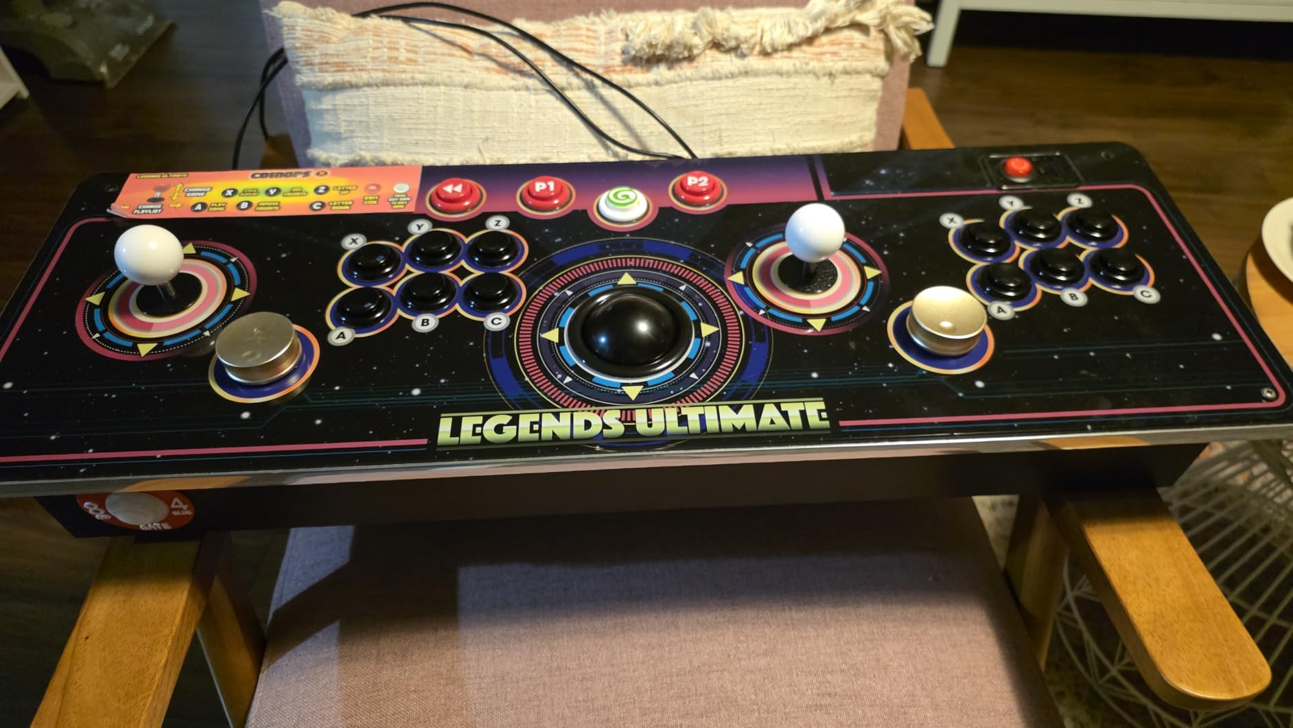 JLF-TP-8YT Joystick Red Original - for Arcade Jamma Game 4 & 8 Way Adjustable, Compatible with Catz Mad SF4 Tournament Joystick (Red Ball Top) customer photo 1