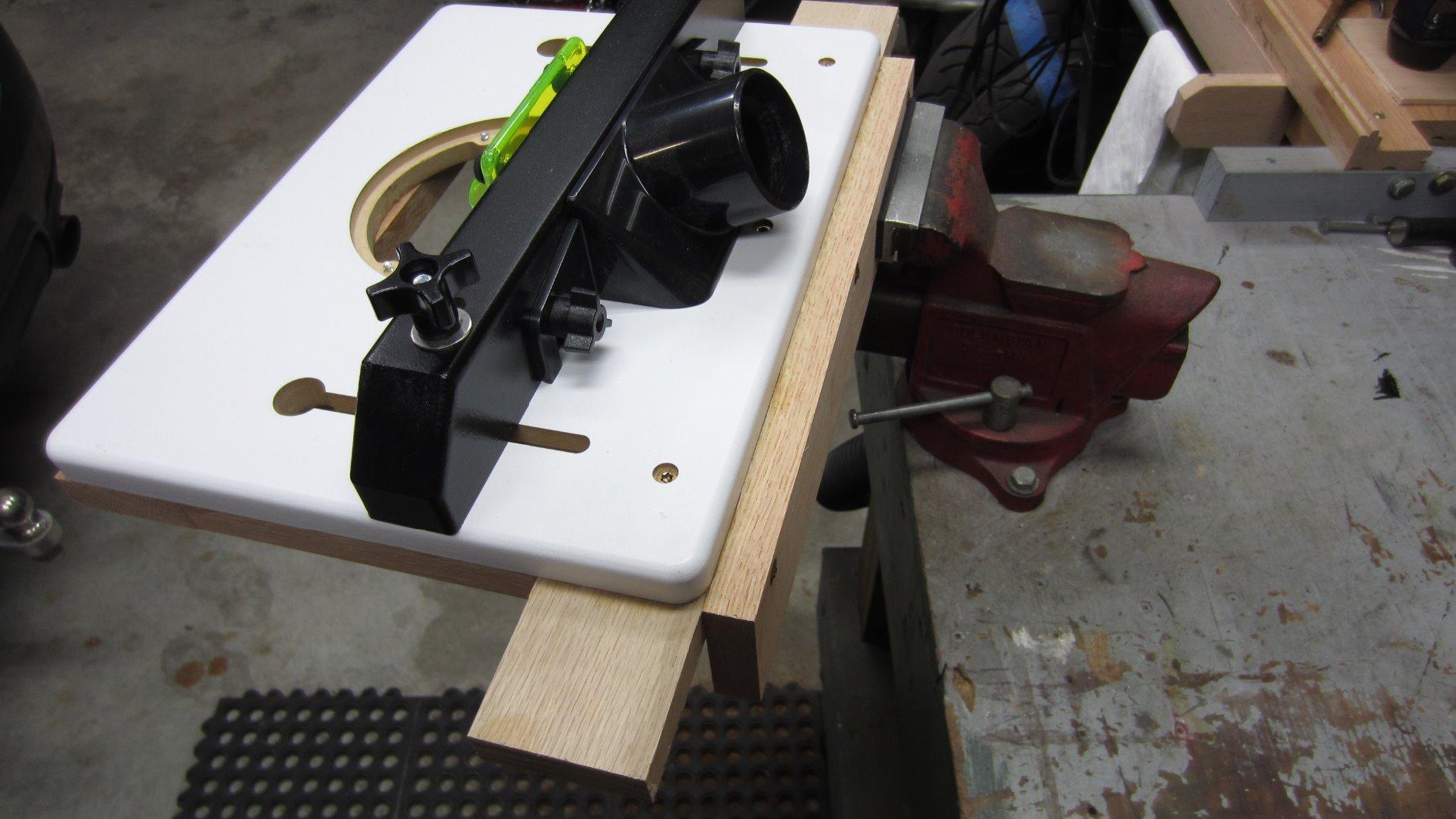 Rockler Trim Router Table with Bit Guard, Adjustable Compact Router Table customer photo 1