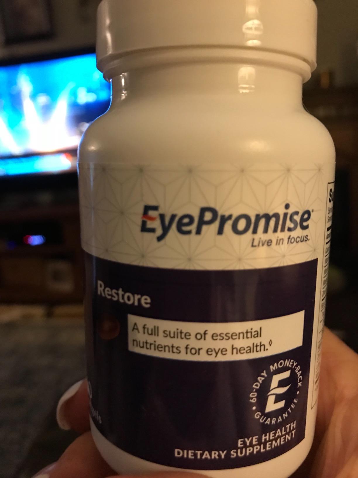 EyePromise Zeaxanthin + Lutein Eye Vitamin - 60 Softgels Capsules Made with Natural Ingredients for Diets Including Gluten Free and Vegetarian - Protect & Enhance Your Eye Health Completely customer photo 1
